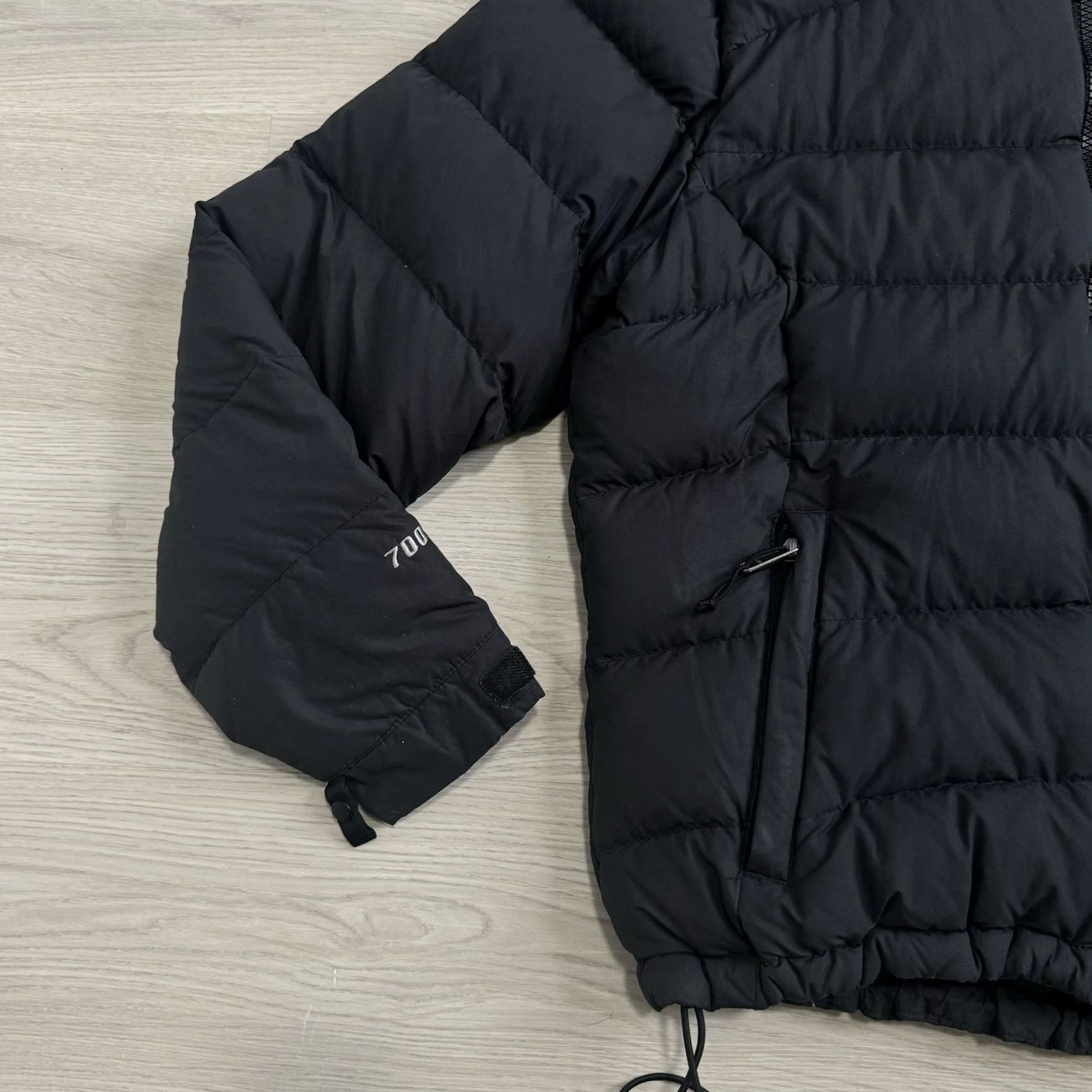 The North Face Vintage The North Face Womens Black Nuptse Down Jacket Puffer Coat Full Zip L Size L / US 10 / IT 46 - 4 Thumbnail