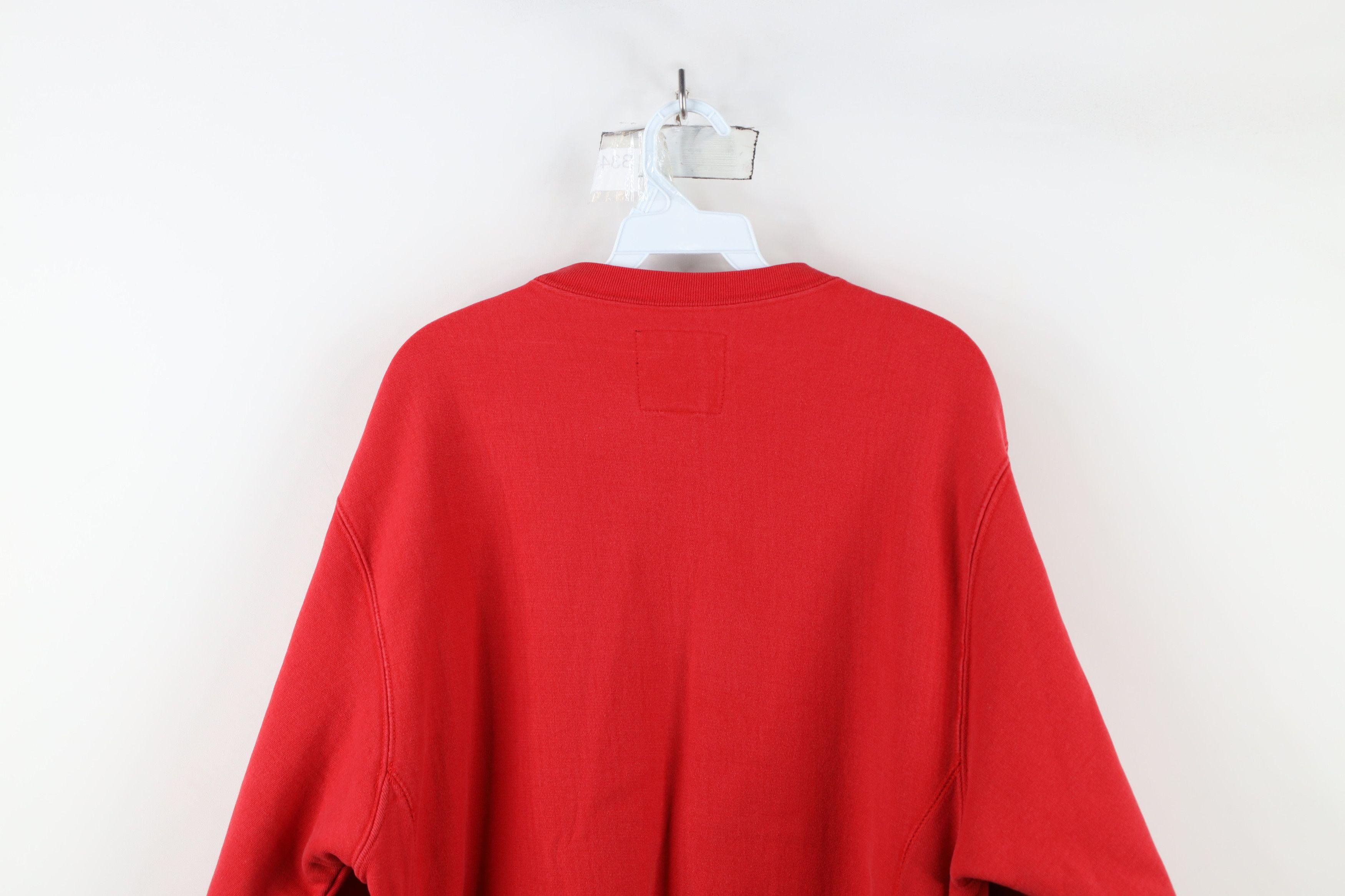 Vintage Vintage 90s Heavyweight Ohio State University Sweatshirt Red Size US XL / EU 56 / 4 - 12 Thumbnail