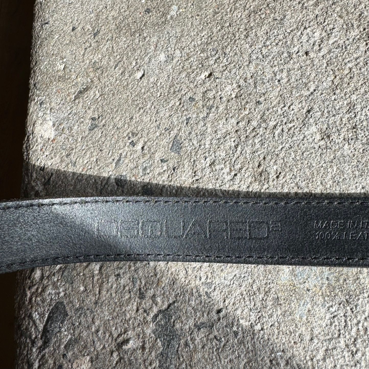 Dsquared2 Dsquared2 Gold Circle Logo Brown Leather Belt Size 36 - 5 Thumbnail
