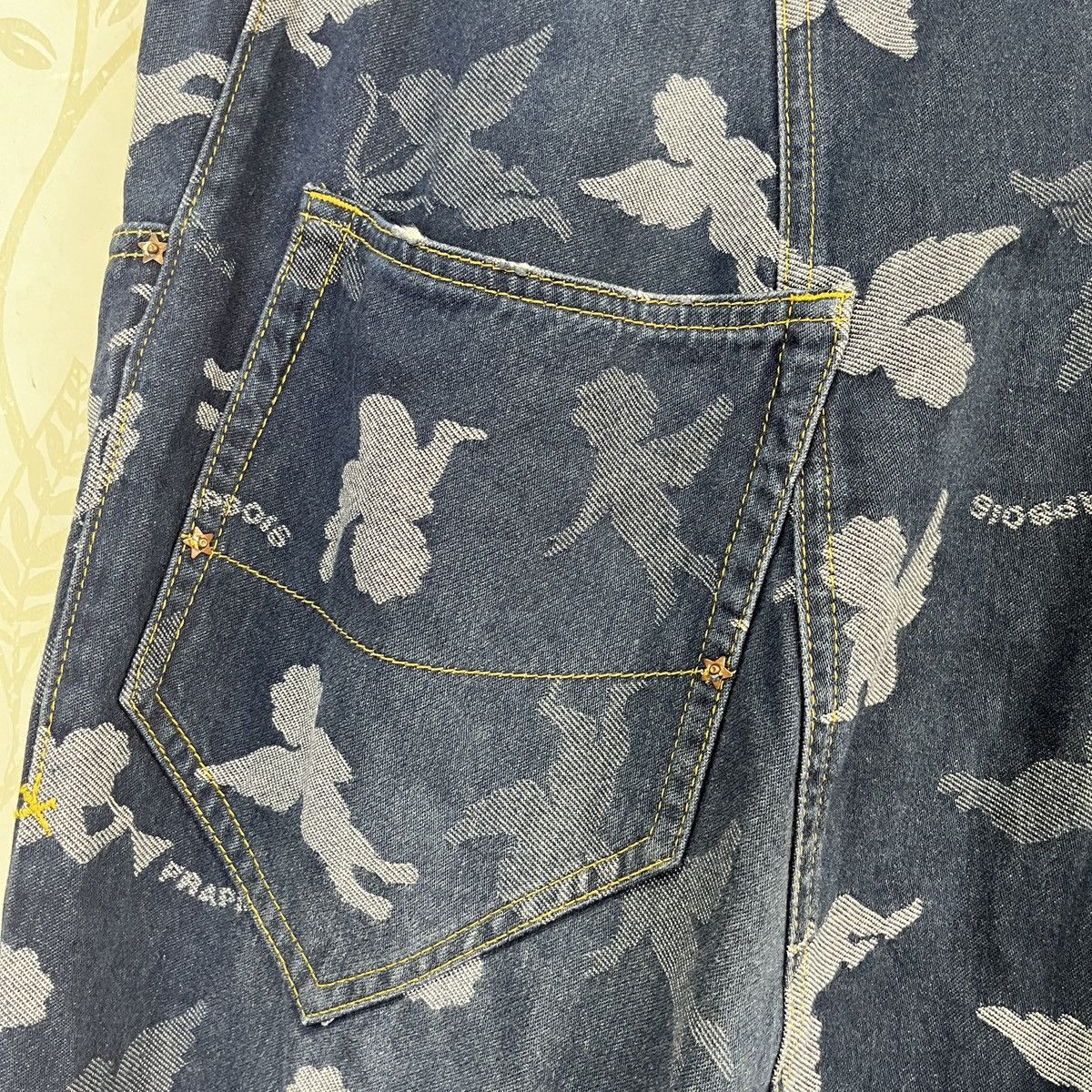 Frapbois × Issey Miyake Asymmetrical Frapbois Monogram Issey Miyake Denim Pants Size US 34 / EU 50 - 14 Thumbnail