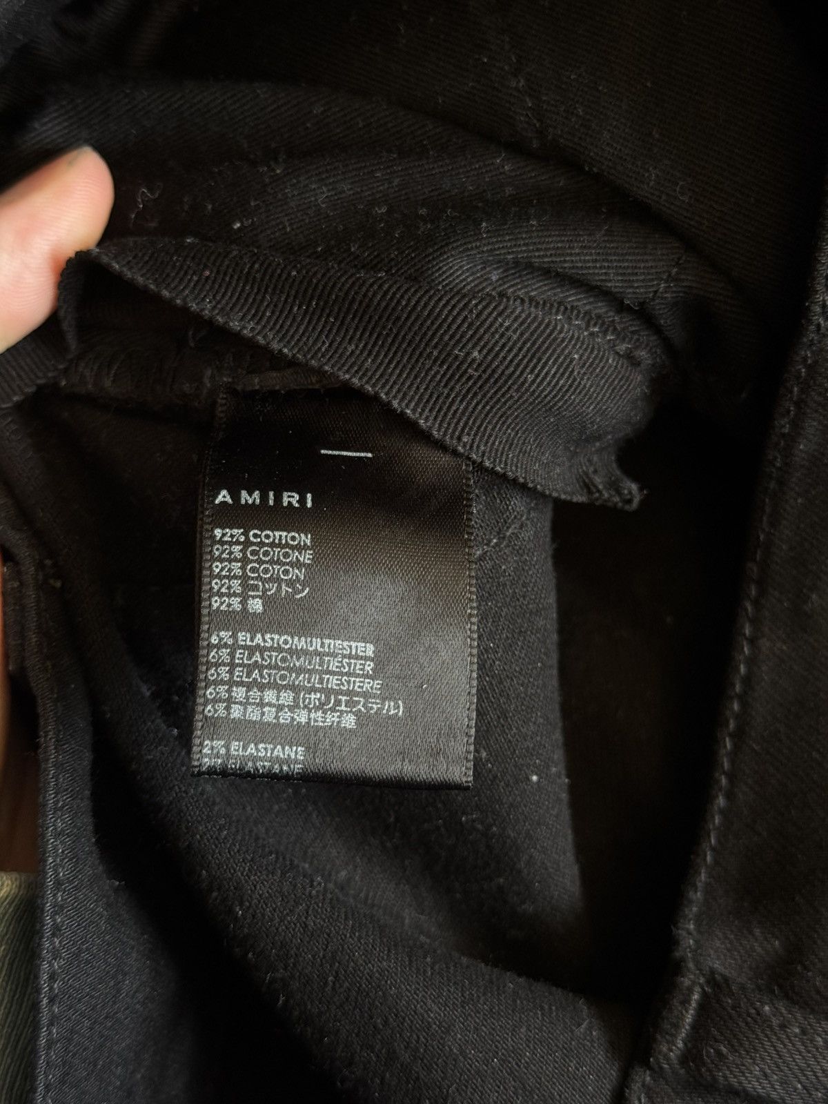 Amiri Amiri Black STAR Jeans Black Patch Size 30 Flawless 🧼 Size US 30 / EU 46 - 18 Thumbnail