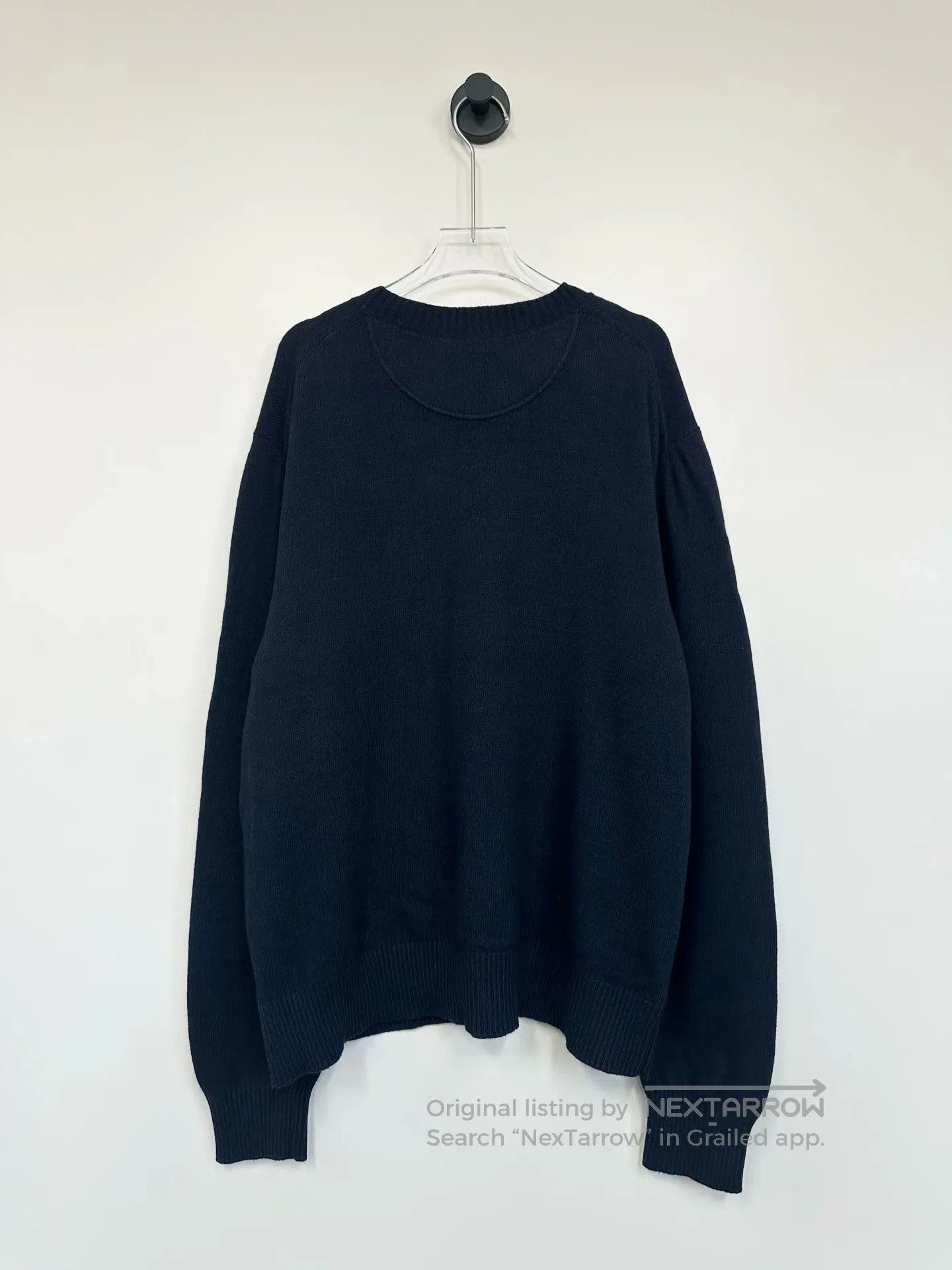 Dior Dior Dark Blue Letter Logo Knit Sweater| Size US L / EU 52-54 / 3 - 2 Thumbnail