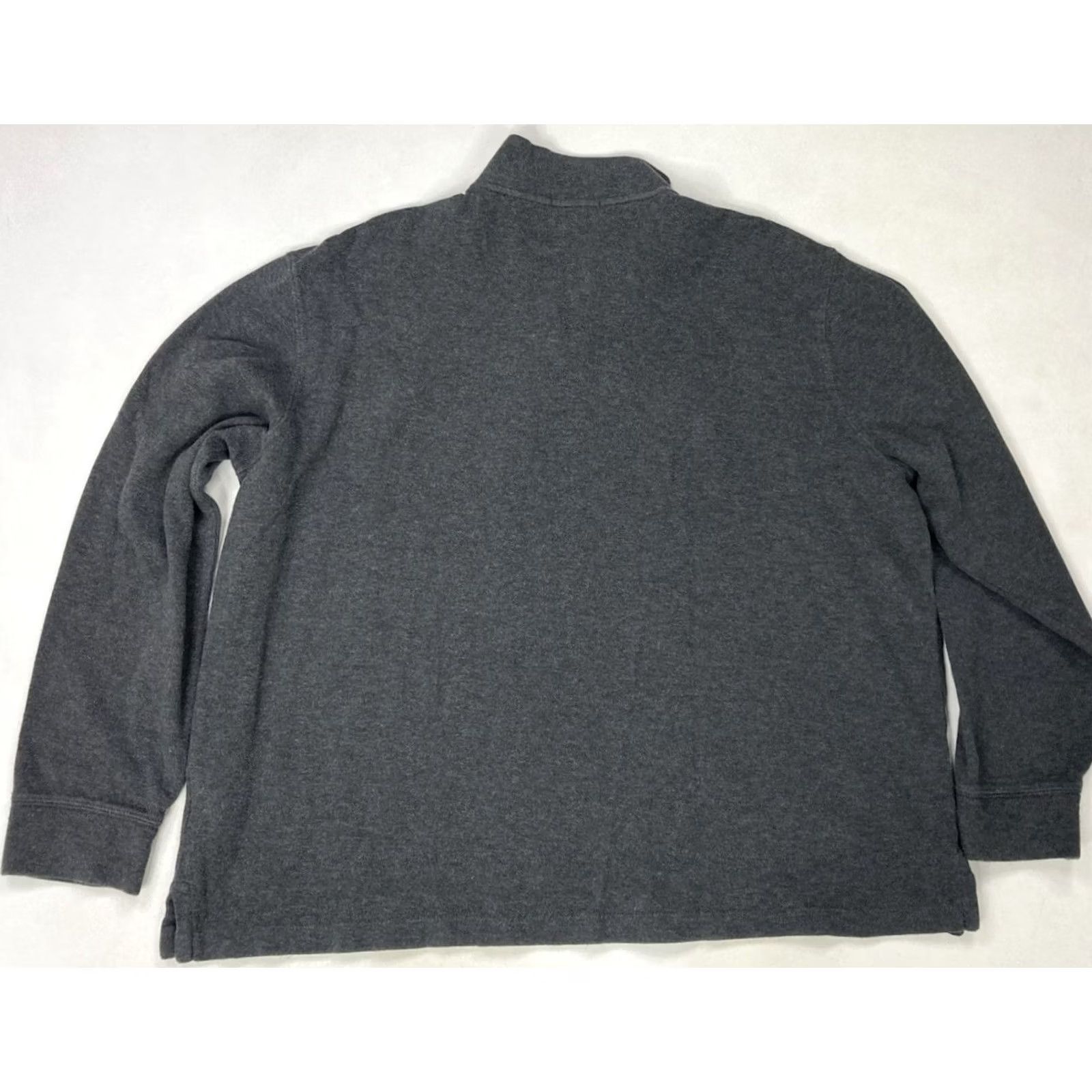 Polo Ralph Lauren VINTAGE Polo Ralph Lauren Estate Rib 1/4 Quarter Zip Knit Sweater Men XL Gray Pony White Size US XL / EU 56 / 4 - 4 Thumbnail