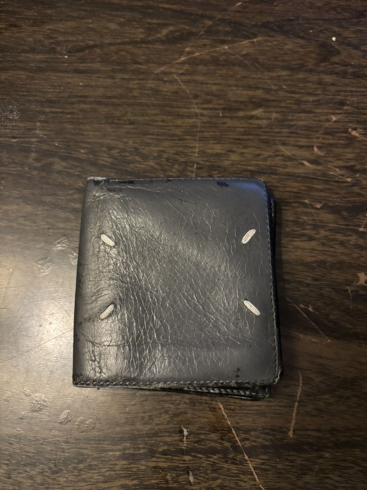 Maison Margiela Dark Grey Stitch Wallet Size ONE SIZE - 1 Thumbnail