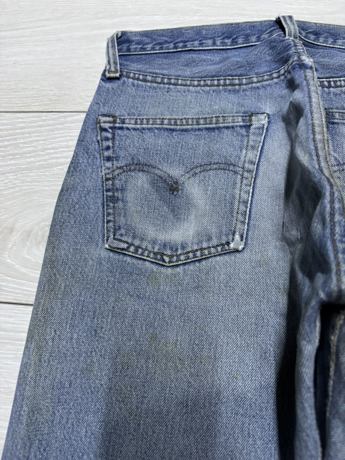 Levi's Vintage Levis 501 70s Selvedge Rindem ButtonFly Jeans Size US 29 - 7 Thumbnail