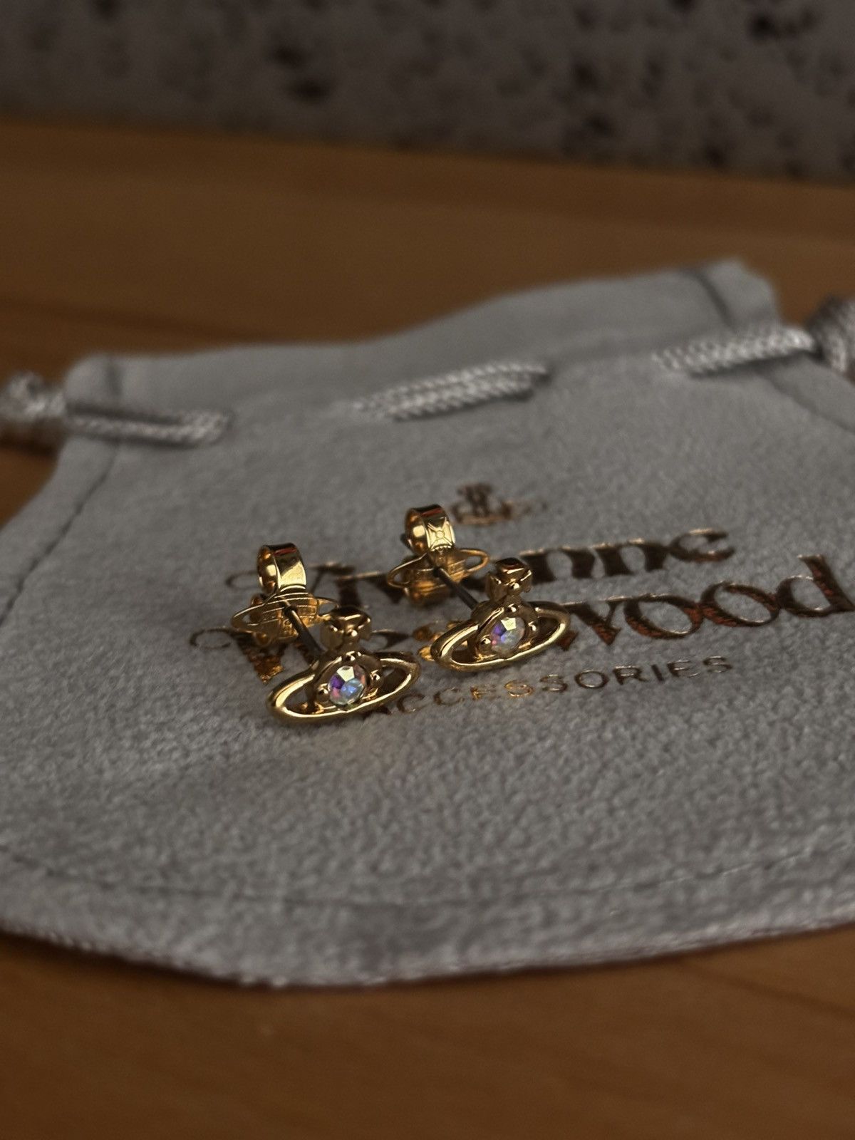 Vivienne Westwood Vivienne westwood Nano Solitaire Earrings Size ONE SIZE - 1 Thumbnail