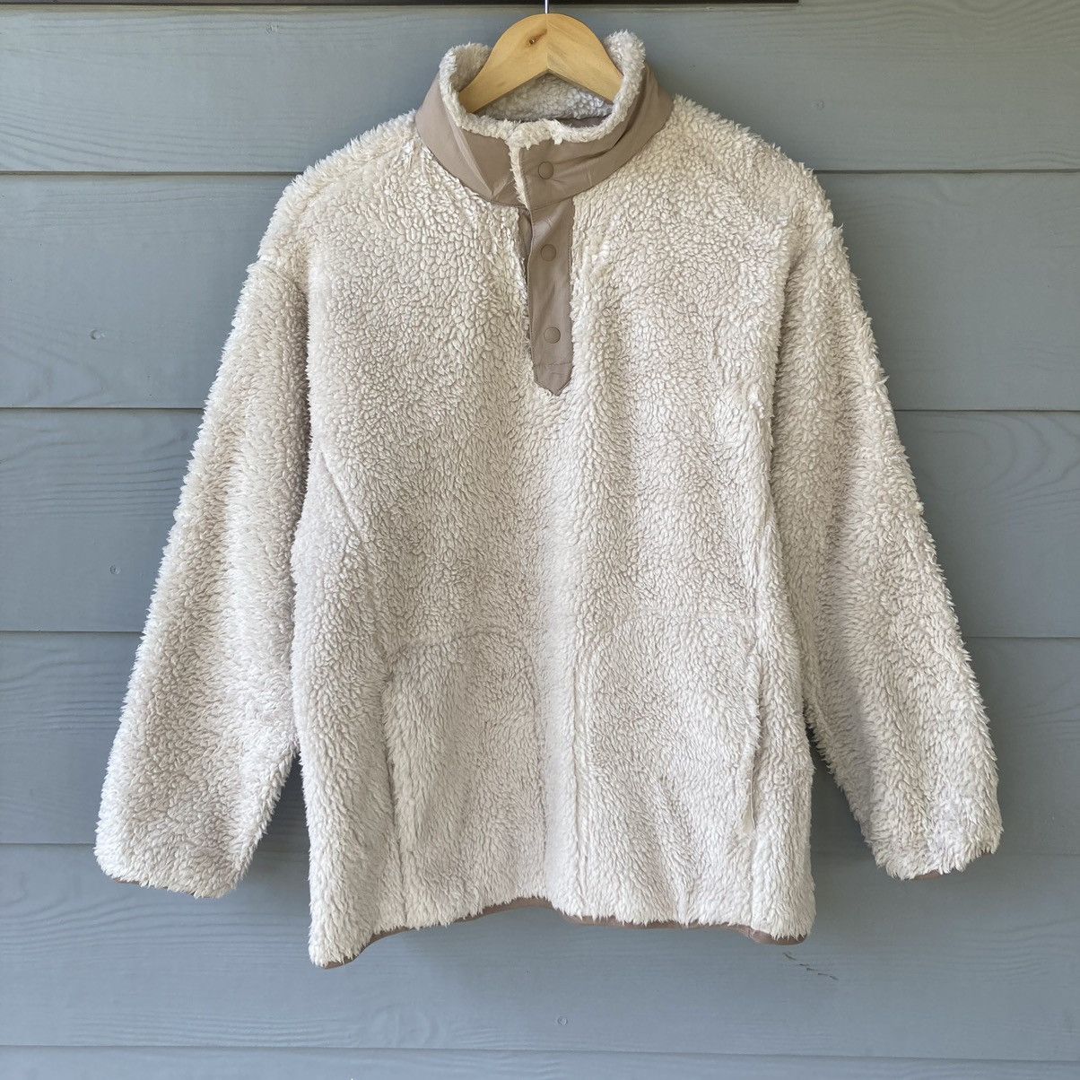 Vintage Vintage Uniqlo White Mountaineering Fleece Sweater Size US M / EU 48-50 / 2 - 1 Thumbnail