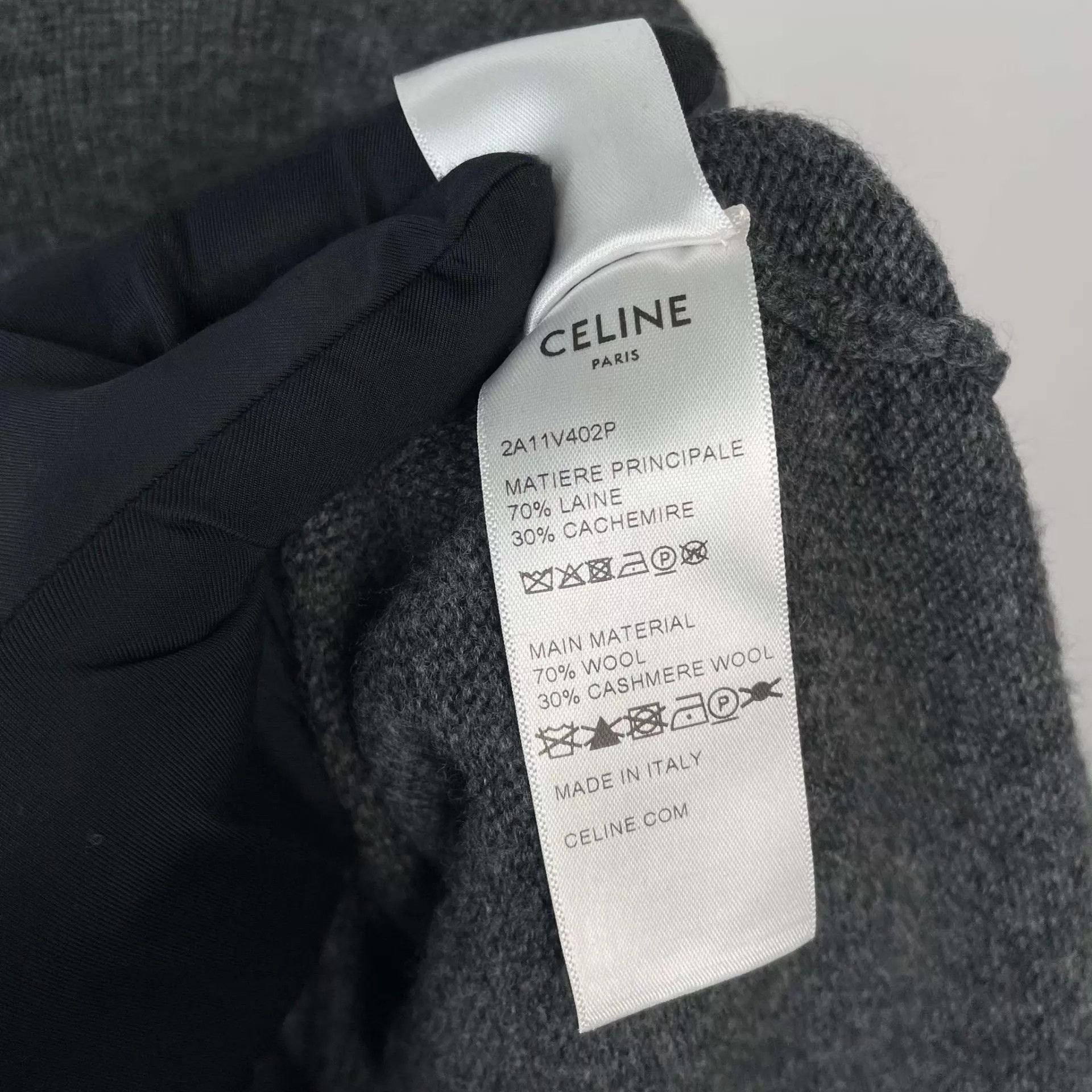 Celine Celine Wool Short Knit Top Size L 98 New Size L / US 10 / IT 46 - 5 Thumbnail