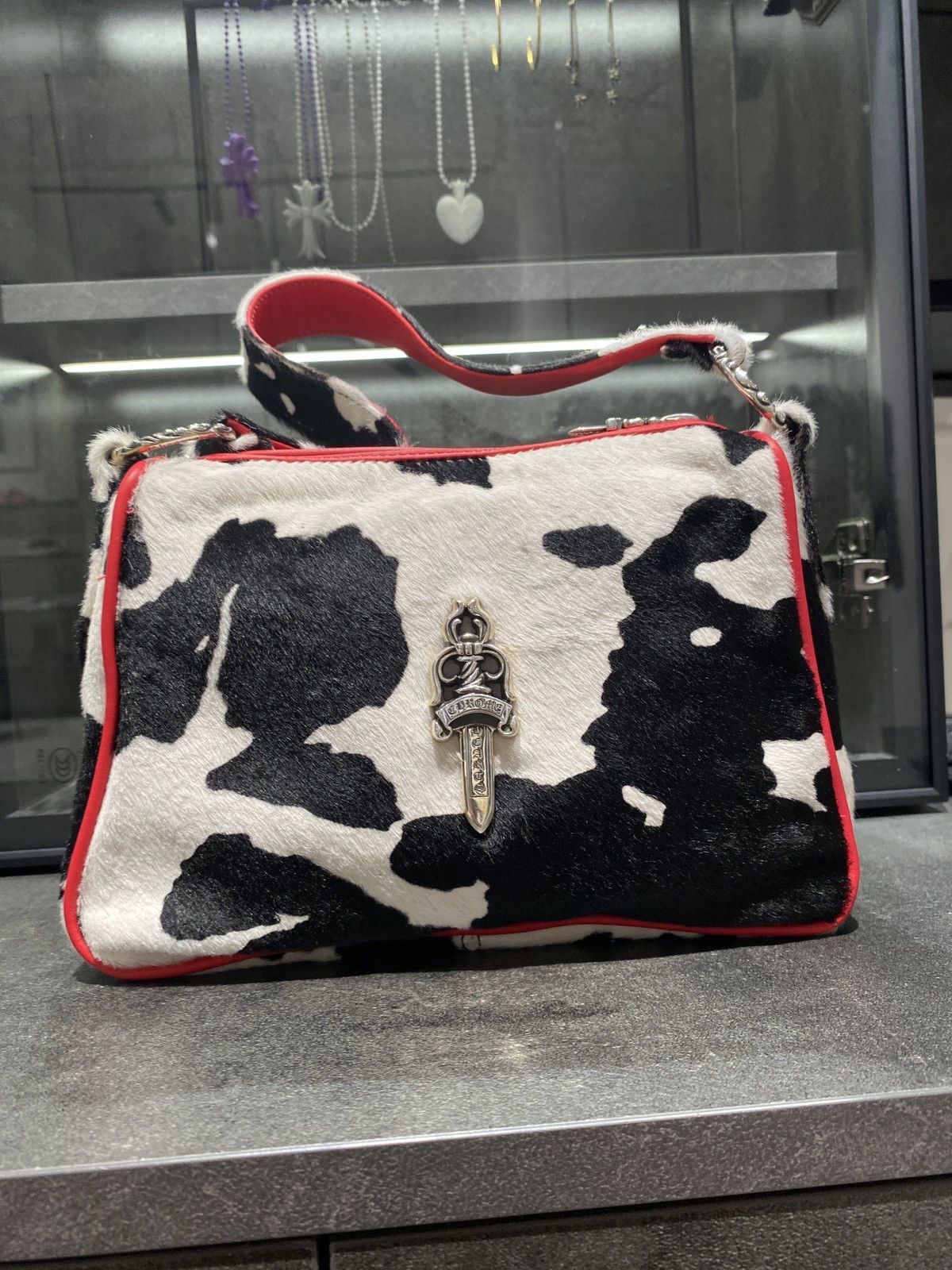 Chrome Hearts Chrome Hearts Pony Hair Cow Stripe Chicken Nugget Bag Size ONE SIZE - 10 Thumbnail