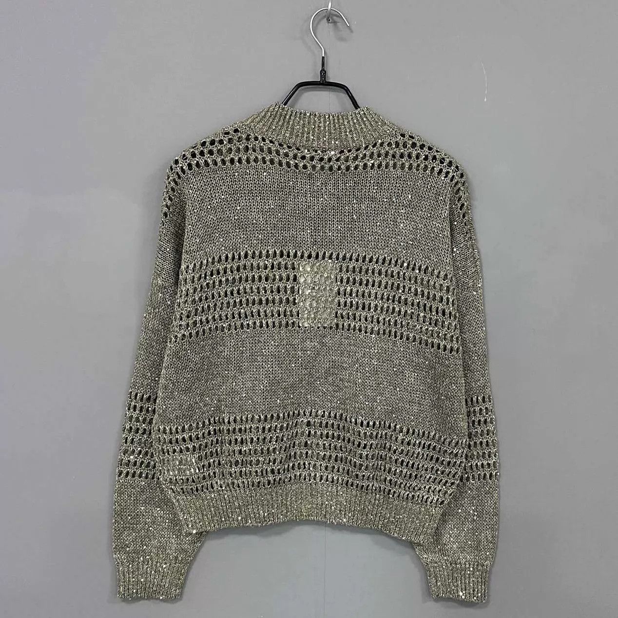 Brunello Cucinelli BC solid linen blend openwork zip-up jacket XS new Size XS / US 0-2 / IT 36-38 - 3 Thumbnail