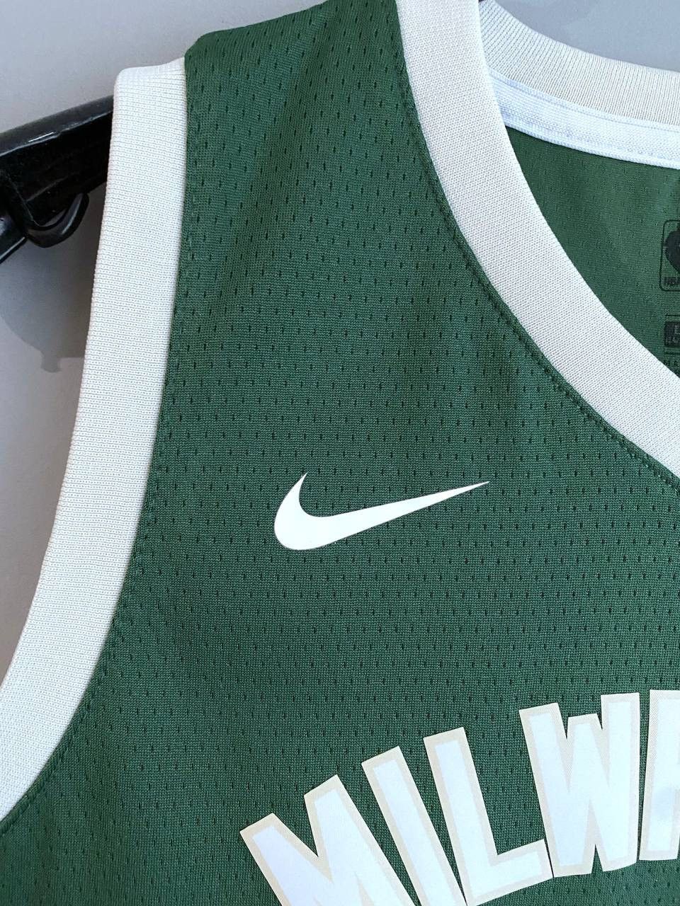 NBA × Nike NBA Milwaukee Bucks Jersey #34 ANTETOKOUNMPO Youth L 14/16 Size US XS / EU 42 / 0 - 6 Thumbnail