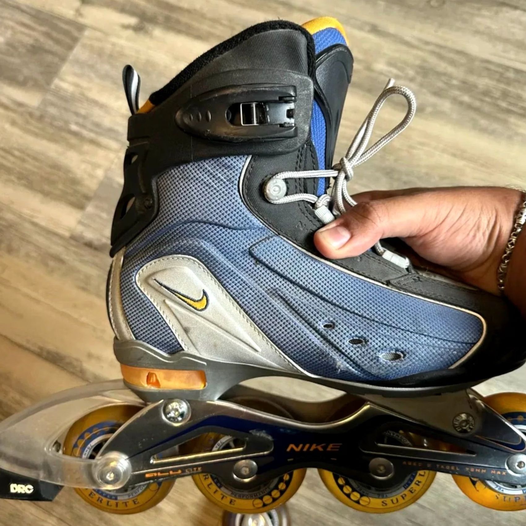 Nike Vintage 90s Nike Air Max N-Dorfin 3 Roller Blade Skates - Size 6 RARE - Women's Size US 6 / IT 36 - 3 Thumbnail