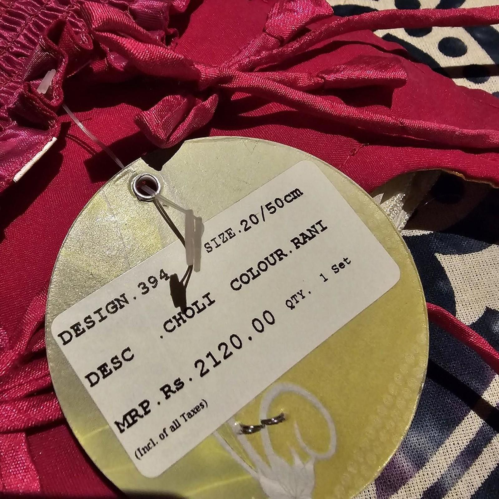 Designer Kid's Yellow and Pink Dress Size ONE SIZE - 8 Thumbnail