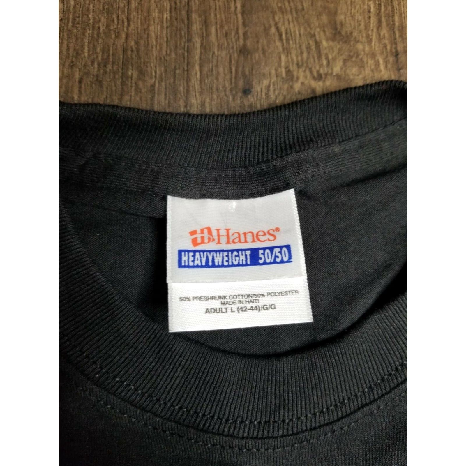 Hanes Vintage Heineken San Sebastian Spain T-Shirt Men Large Black Retro Graphic Double-Sided Size US L / EU 52-54 / 3 - 3 Thumbnail