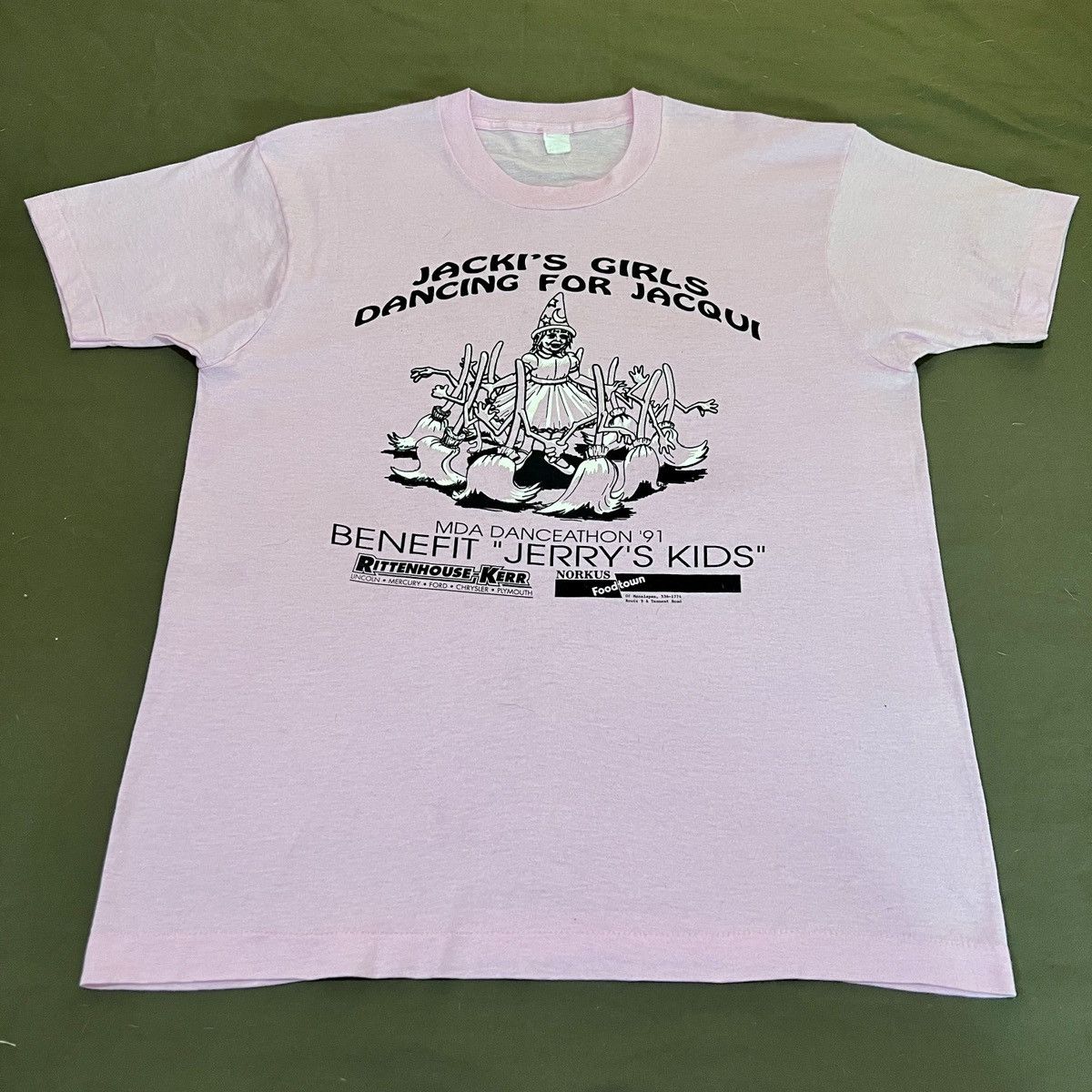 Vintage Vintage ACKI'S GIRLS DANCING JACQUI graphic streetwear Tee Size US L / EU 52-54 / 3 - 4 Thumbnail
