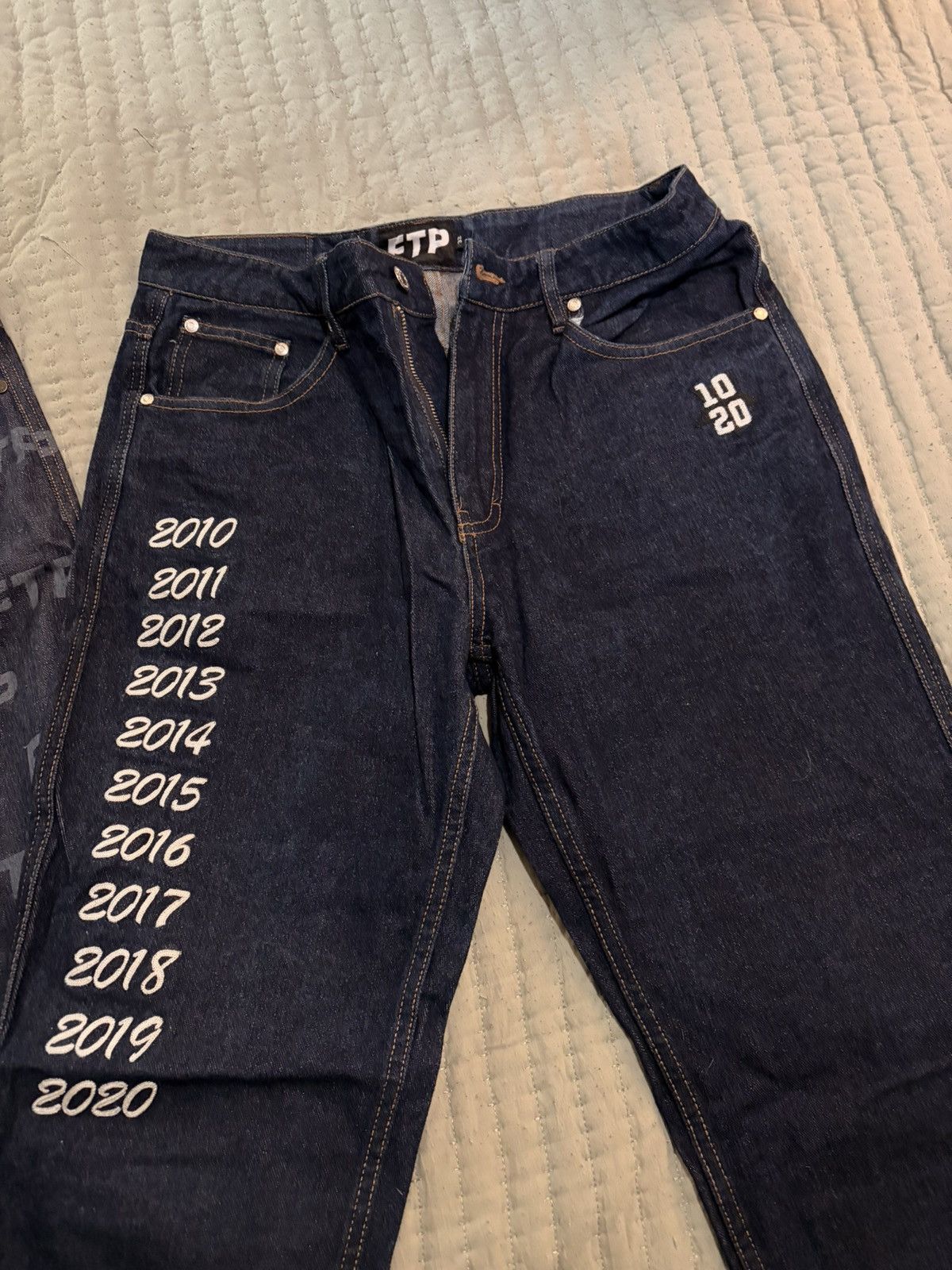 Fuck The Population FTP Denim Jeans Size US 32 / EU 48 - 2 Thumbnail
