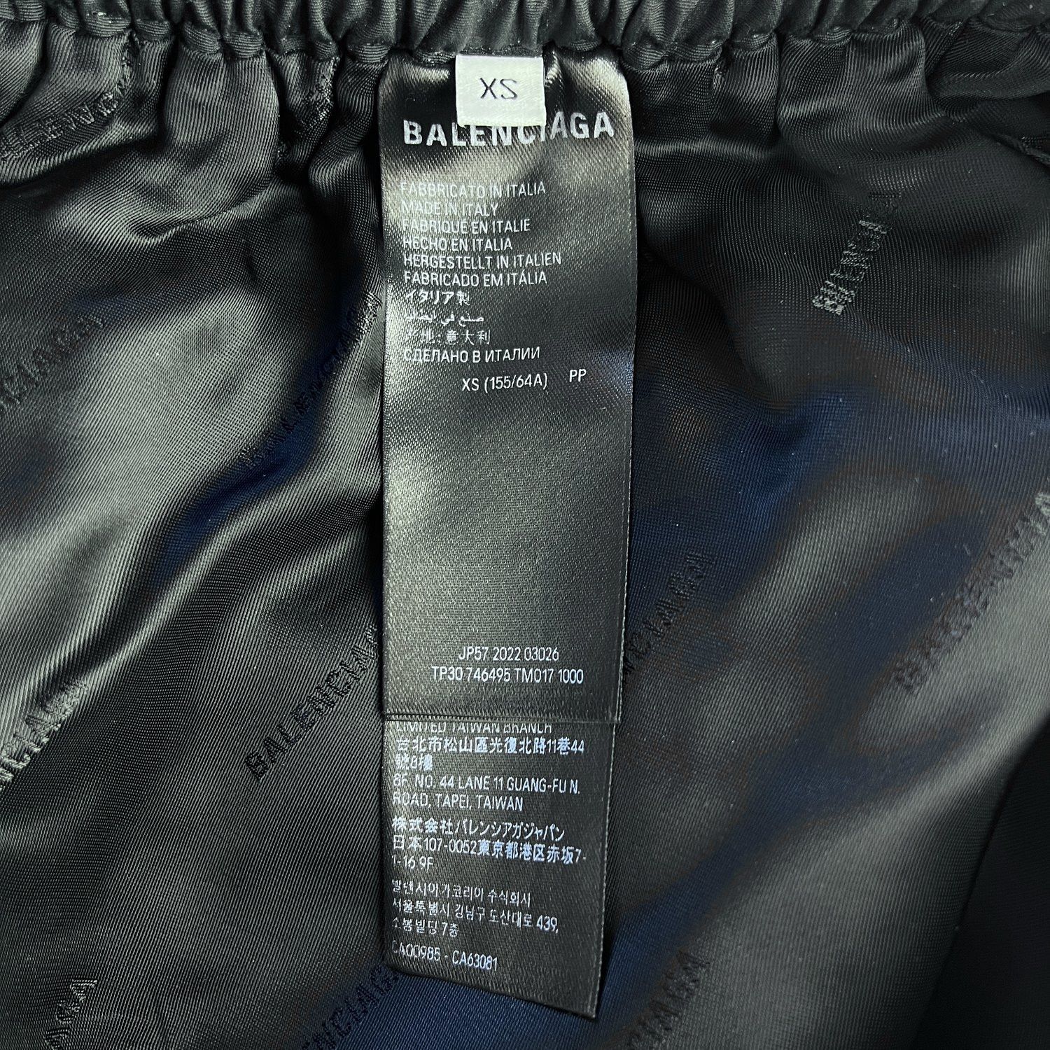 Balenciaga Balenciaga Black Wide-Leg Baggy Pants Size US 30 / EU 46 - 4 Thumbnail