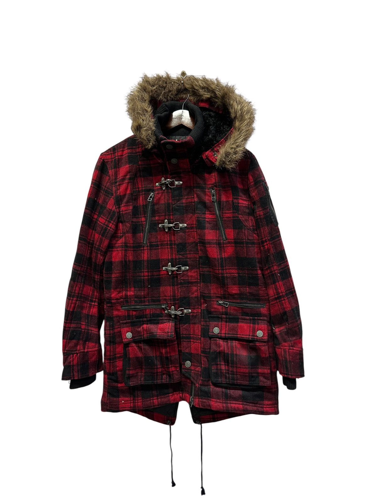 In The Attic 🔥in the attic faux fur punk tartan jacket Size US M / EU 48-50 / 2 - 1 Thumbnail