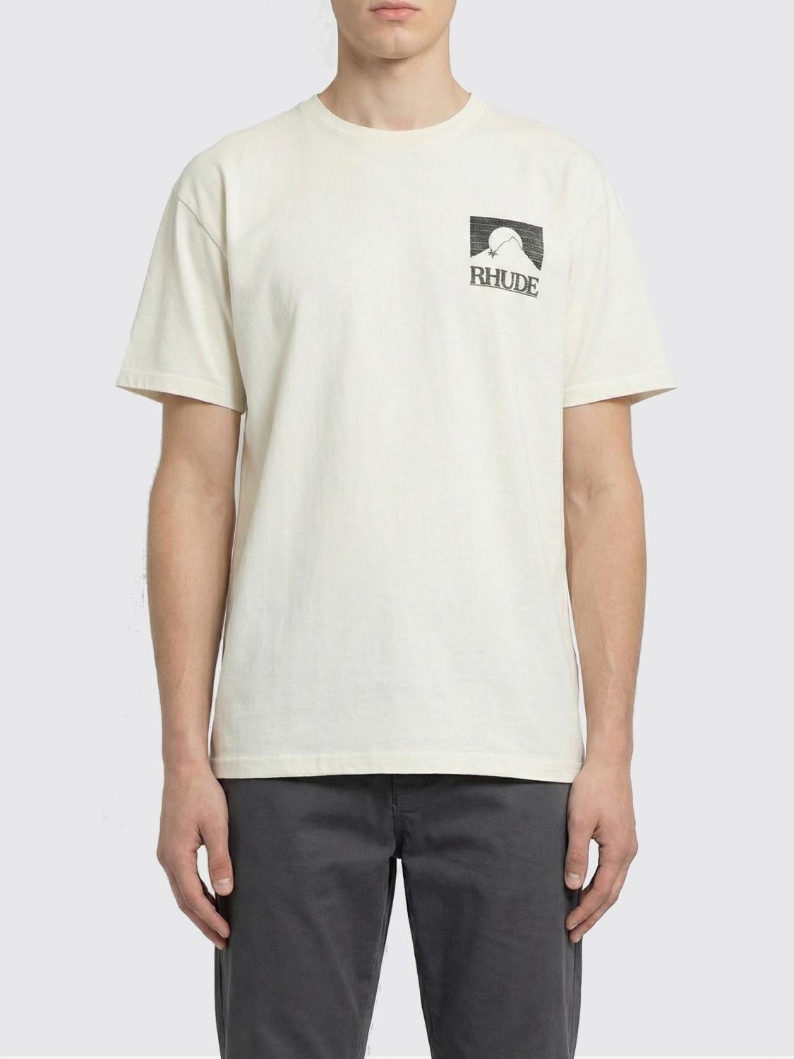 Rhude Rhude T-Shirt Men White Size US S / EU 44-46 / 1 - 1 Thumbnail