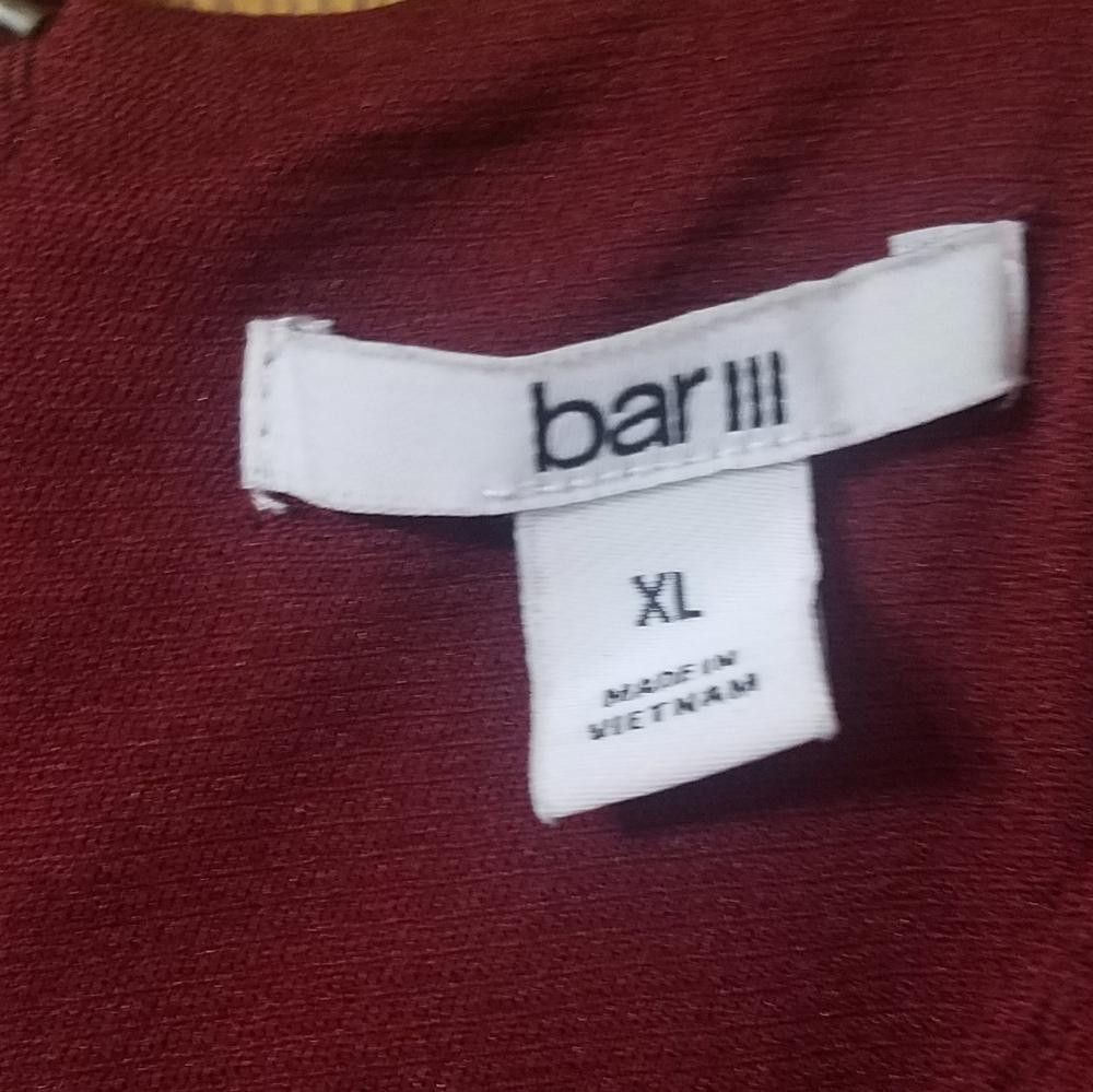 Bar III Bar III X Large Blouse Size XL / US 12-14 / IT 48-50 - 3 Thumbnail