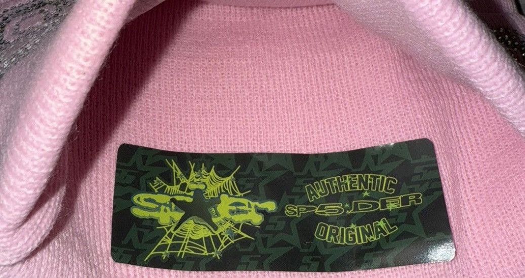 Sp5der Sp5der Worldwide Pink Beanie Size ONE SIZE - 3 Thumbnail