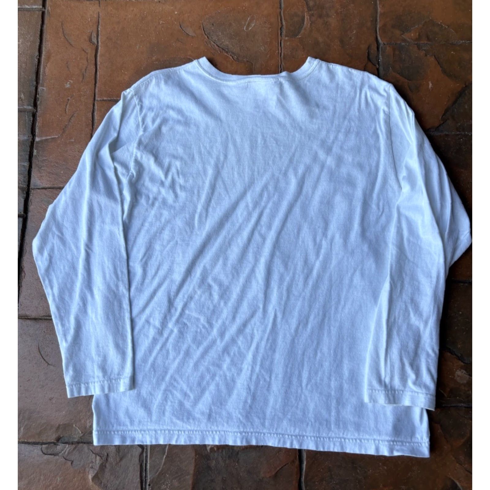 Adidas VINTAGE Adidas Long Sleeve Shirt Womens Large White Embroidered 90s Hip Hop Rock Sports Giftable Size L / US 10 / IT 46 - 3 Thumbnail