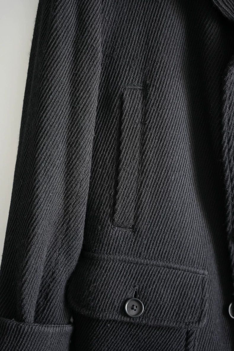 Yohji Yamamoto Yohji Yamamoto Yohji Yamamoto Black Short Jacket with Pock Size US S / EU 44-46 / 1 - 6 Thumbnail