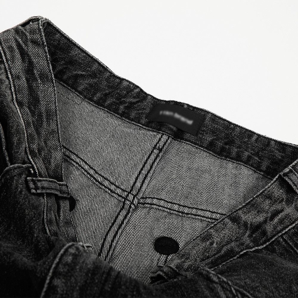Japanese Brand × Jean Retro punk street trend loose casual washed distressed jeans Size US 32 / EU 48 - 4 Thumbnail