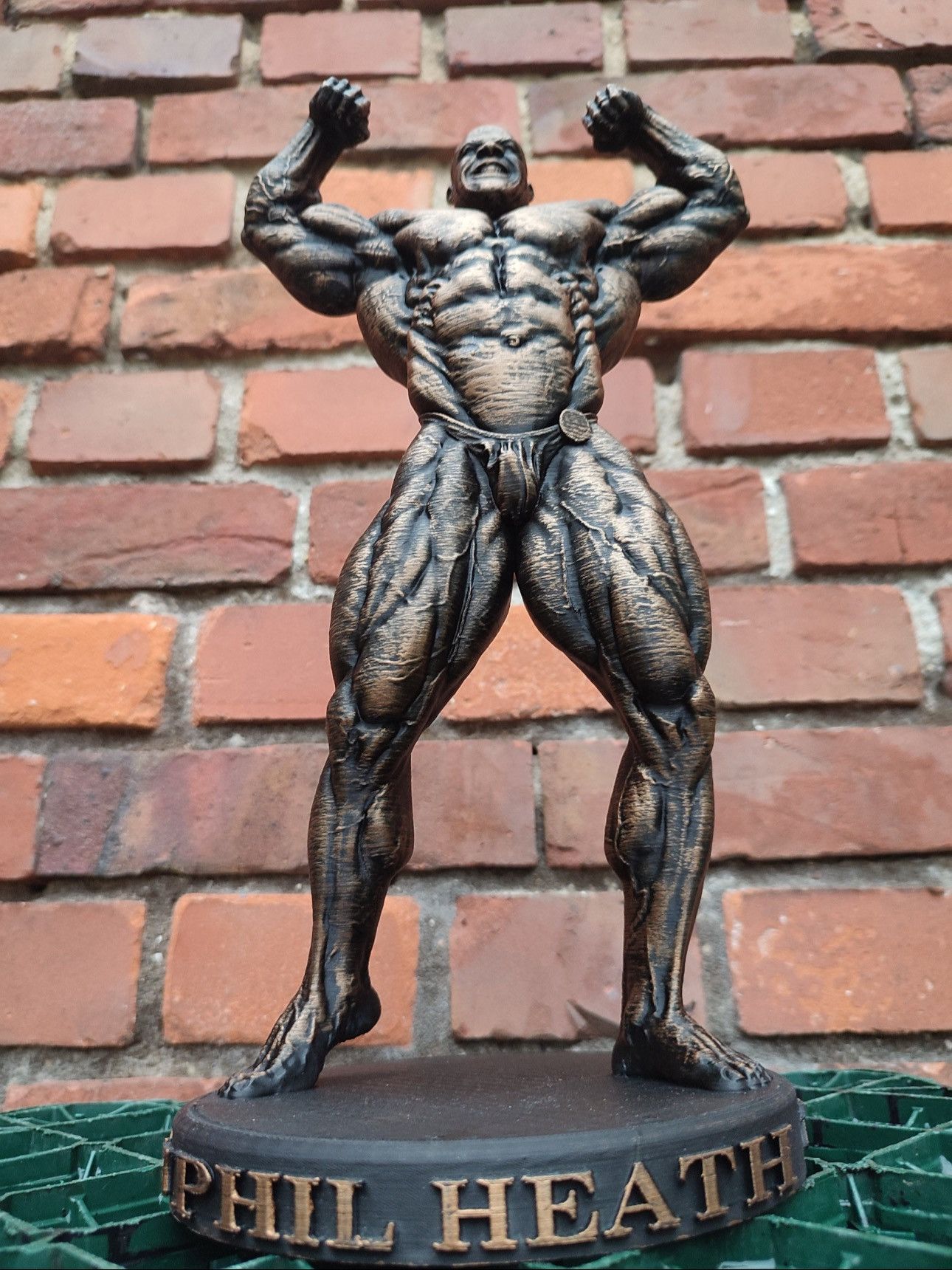 Other Gym statue Phil Heath Mr Olympia Bodybuilding 35cm Size ONE SIZE - 6 Thumbnail