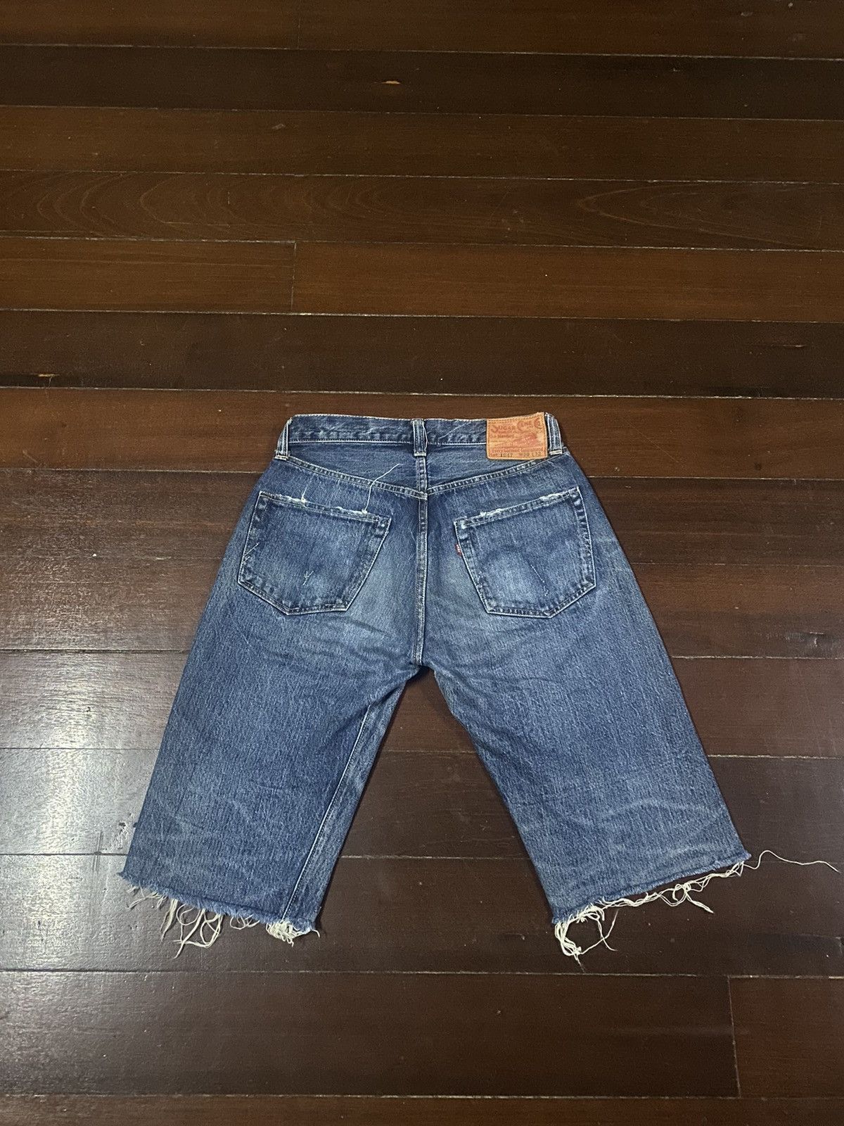 Orslow FIRE 🔥 VINTAGE SUGAR CANE 1947 SHORT JEANS REWORK CUSTOM Size US 30 / EU 46 - 13 Thumbnail