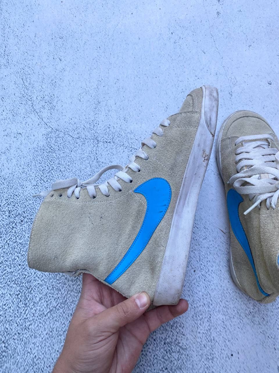 Nike Nike Vintage Faded Beige Distressed Sneakers Size US 7 / IT 37 - 10 Thumbnail