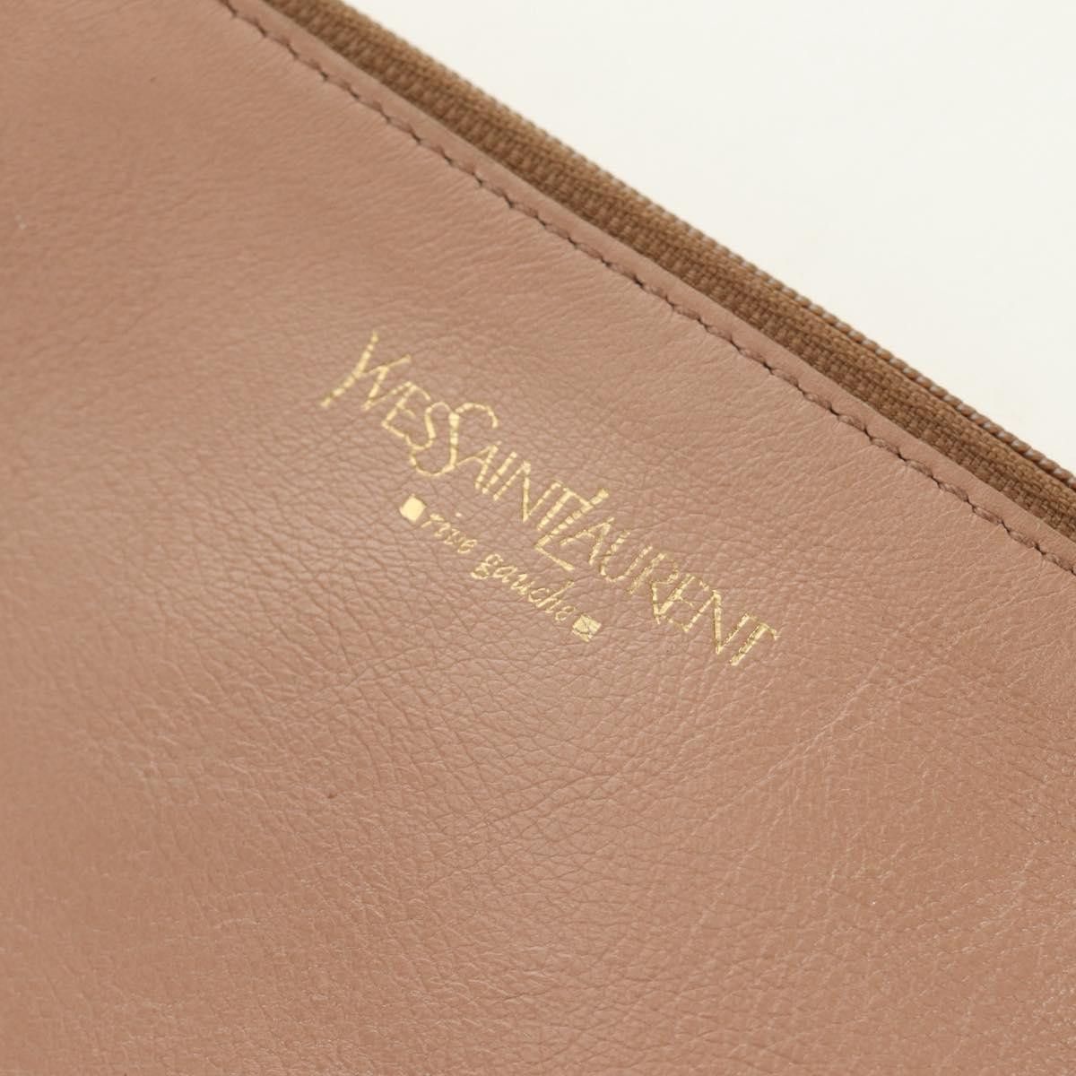 Saint Laurent Paris SAINT LAURENT Mombasa Shoulder Bag Leather Pink Gold Auth Size ONE SIZE - 19 Thumbnail