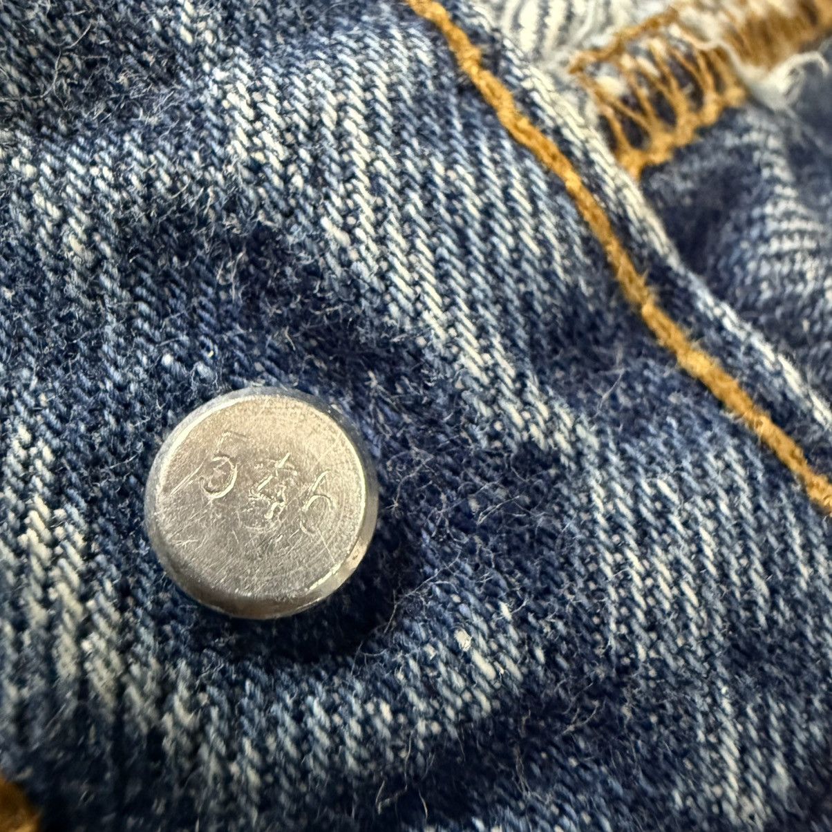 Levi's Vintage Clothing Vintage Levis 501 Acid Washed Faded Aging Denim Made in Usa Size US 33 - 15 Thumbnail