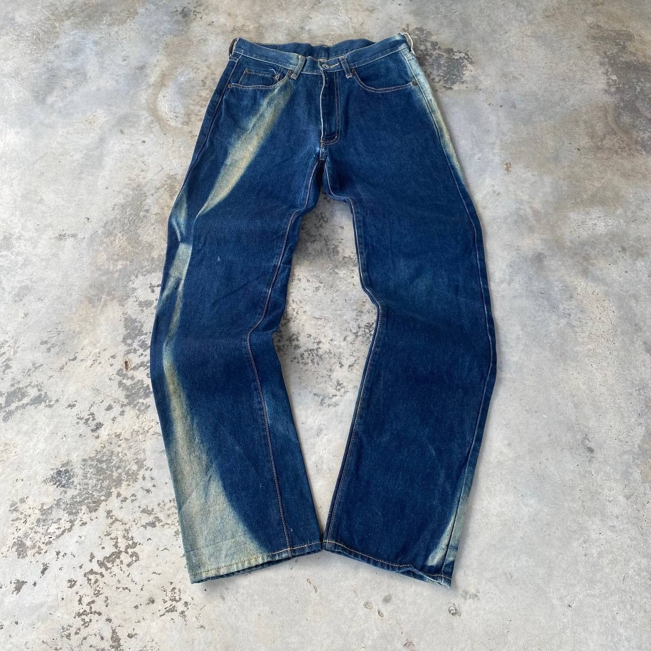 Warehouse Vintage 90s Unique Clothing Warehouse Denim Sun Faded | Grailed