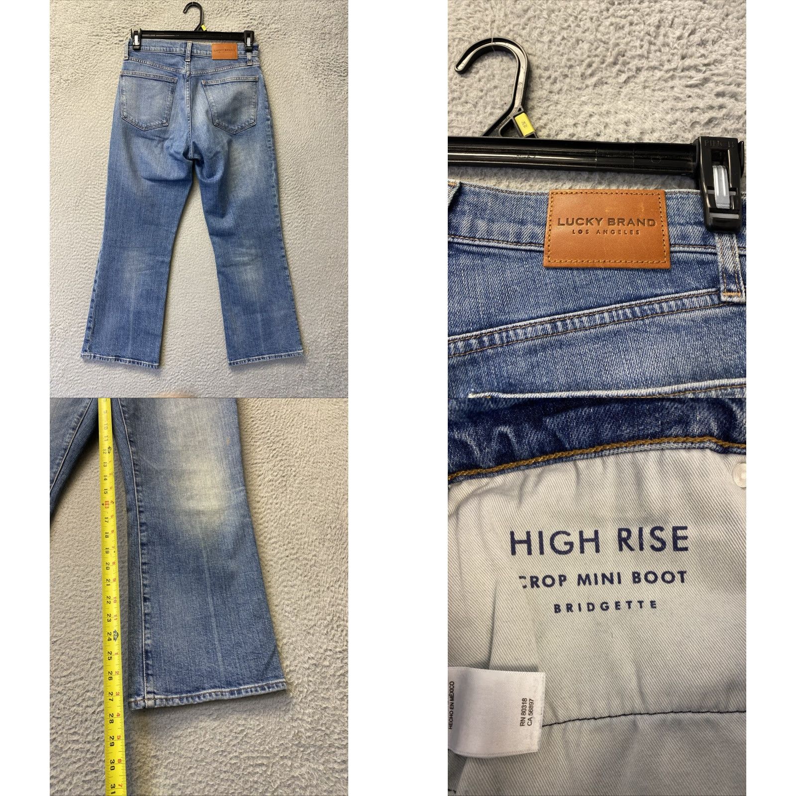 Lucky Brand LUCKY BRAND Jeans Women’s 6 30x28 Mid Rise Flare Blue 98% Cotton 2% Spandex Regular Moments? Size 28" / US 6 / IT 42 - 8 Thumbnail