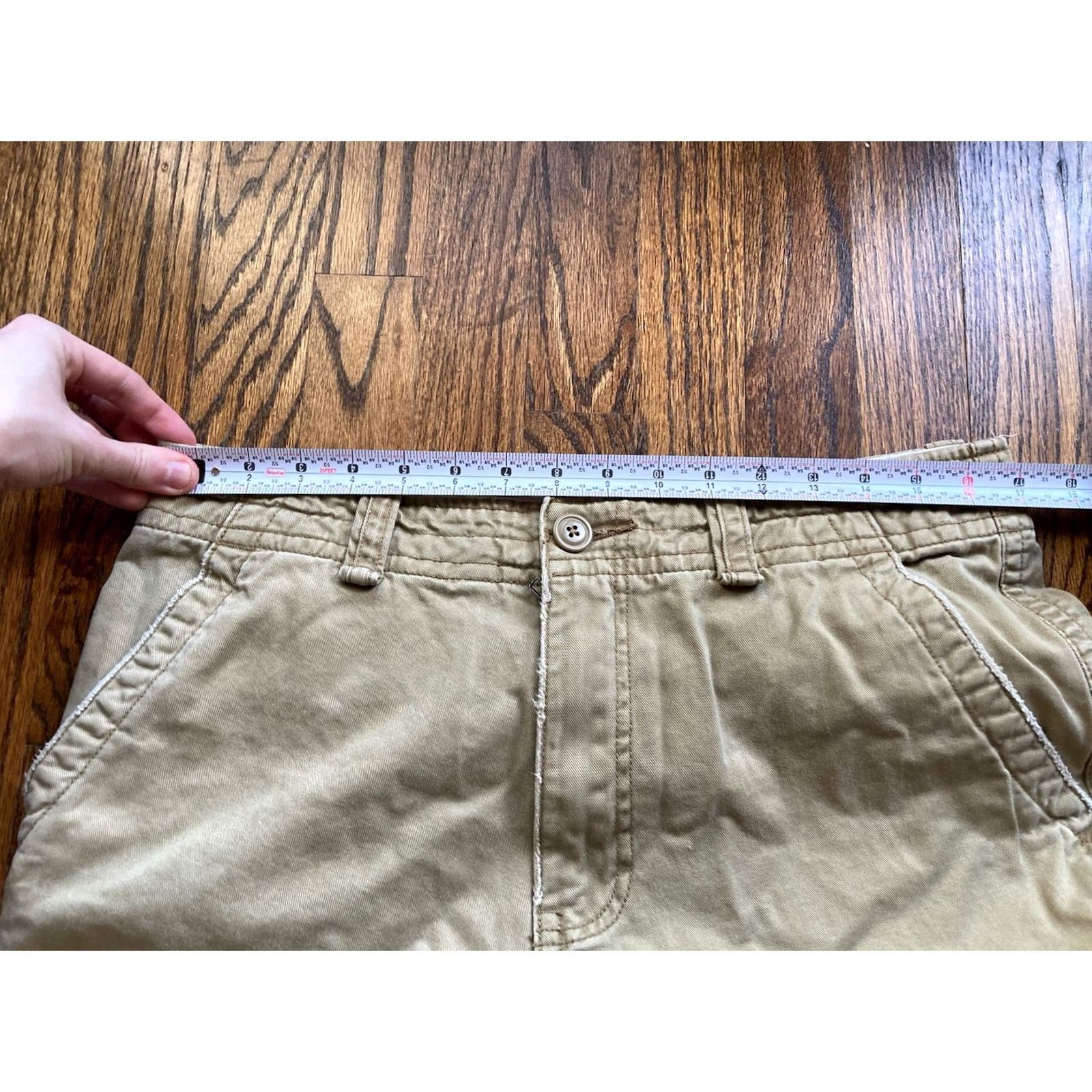 Vintage VINTAGE Aeropostale Cargo Pants Mens 32x32 Beige Baggy Y2K Military Size US 32 / EU 48 - 7 Thumbnail