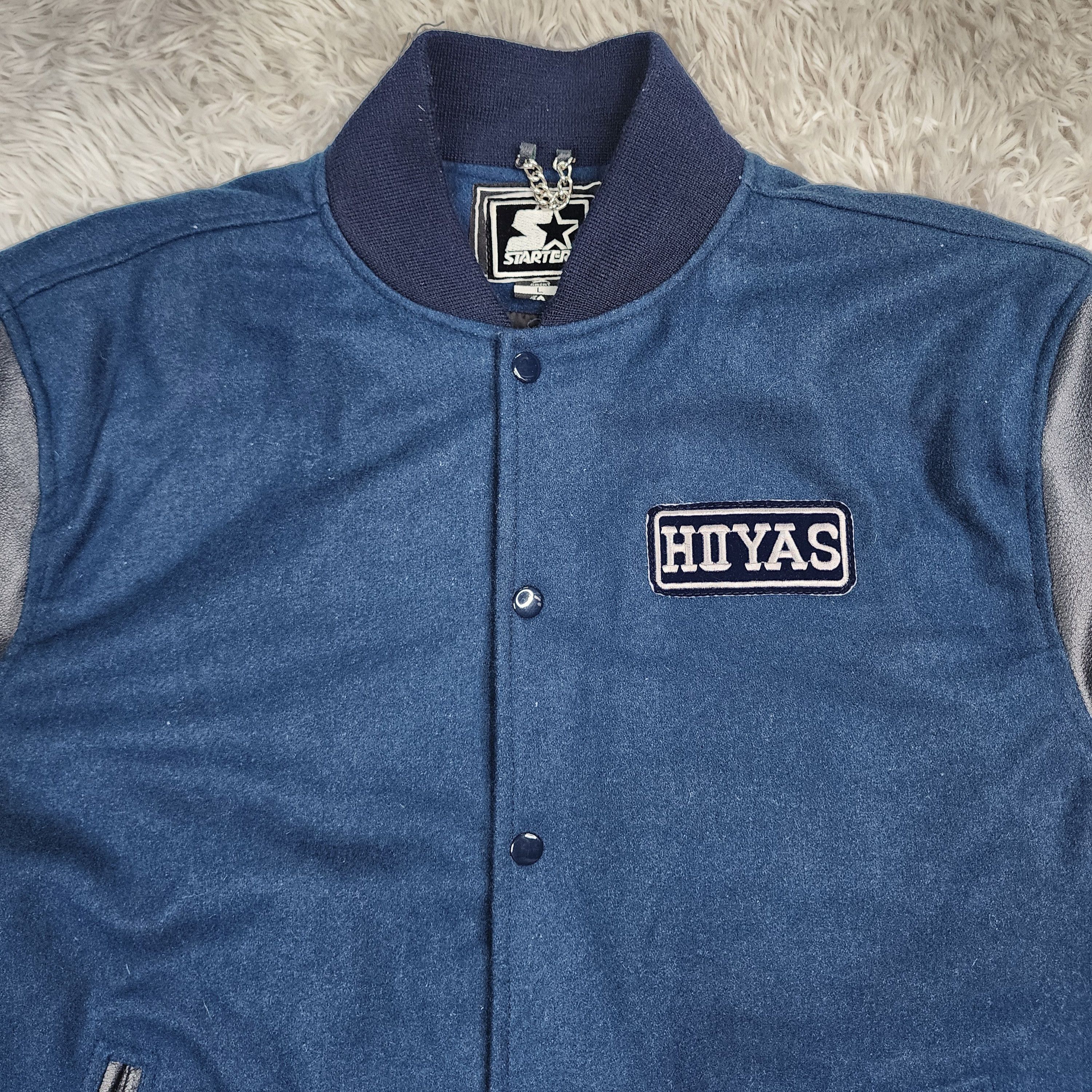 Starter Vintage Starter Georgetown hoyas vasity jacket Size US L / EU 52-54 / 3 - 8 Thumbnail