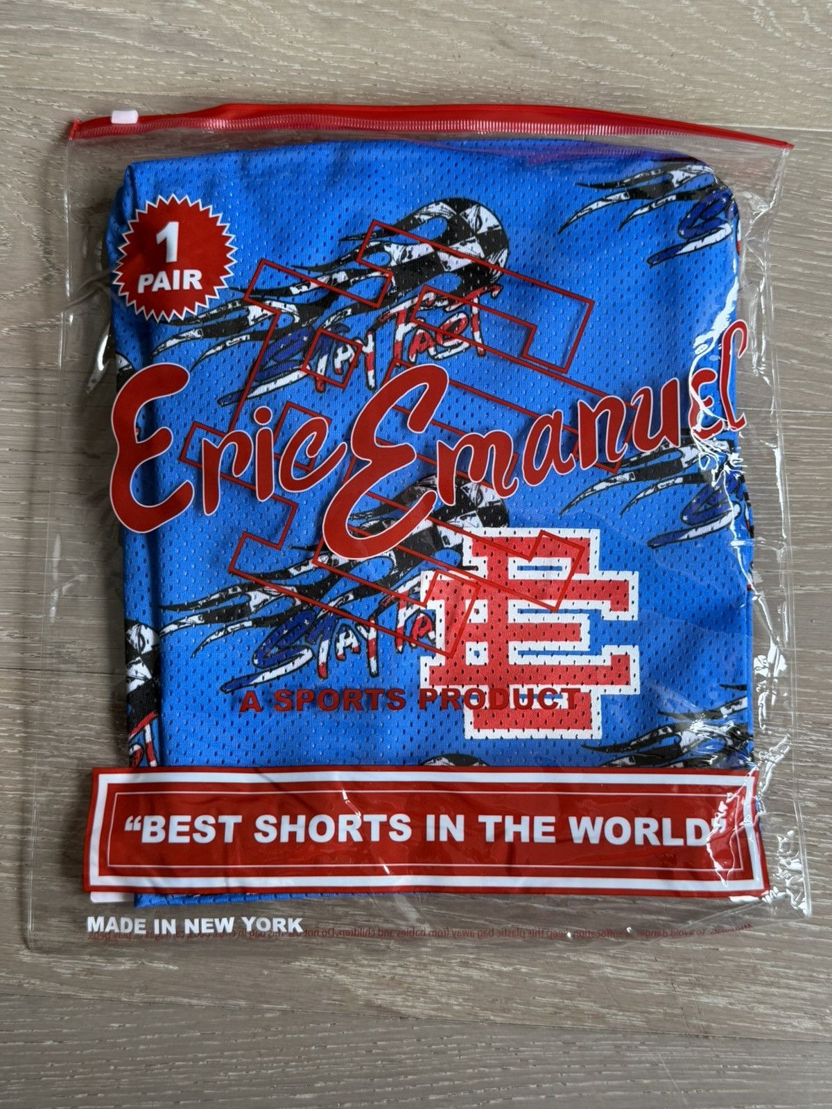 Matty Boy MEDIUM Eric Emanuel Matty Boy BLUE Mesh SHIPS ASAP BRAND NEW Size US 32 / EU 48 - 1 Thumbnail