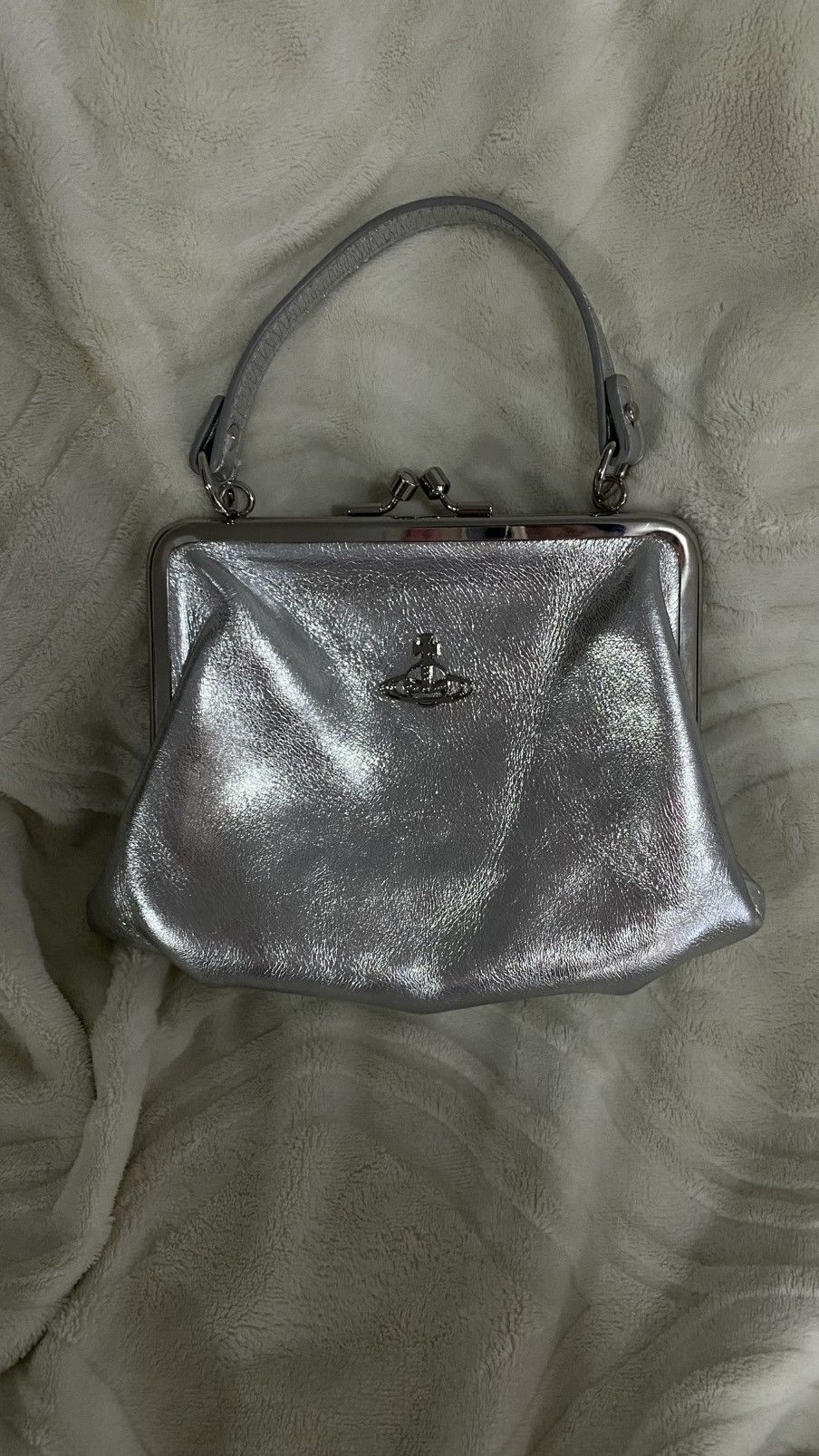 Vivienne Westwood VIVIENNE WESTWOOD GRANNY FRAME PURSE SILVER Size ONE SIZE - 1 Thumbnail