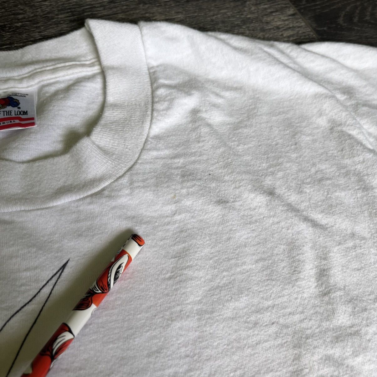 Vintage Vintage 90s I Cannot Live Without Books Thomas Jefferson Tee Size US XL / EU 56 / 4 - 8 Thumbnail