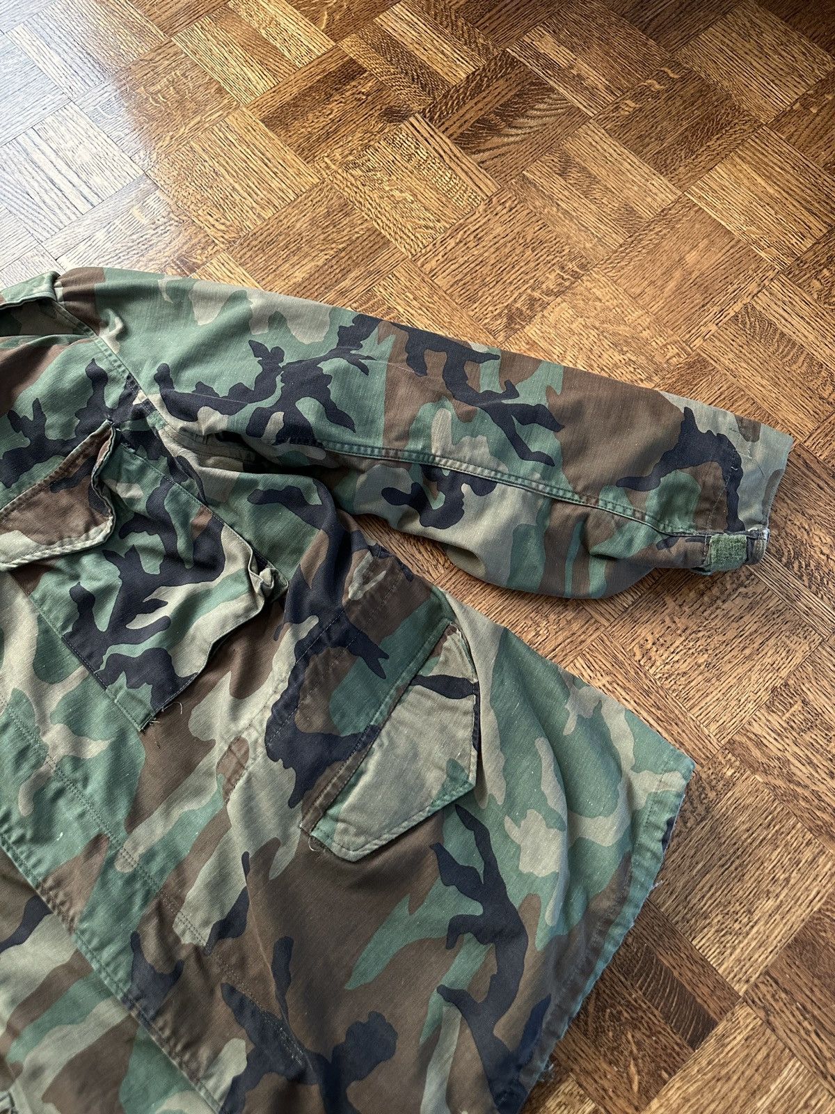 Vintage Vintage 80s Military Cold Weather Field Jacket Size US L / EU 52-54 / 3 - 3 Thumbnail