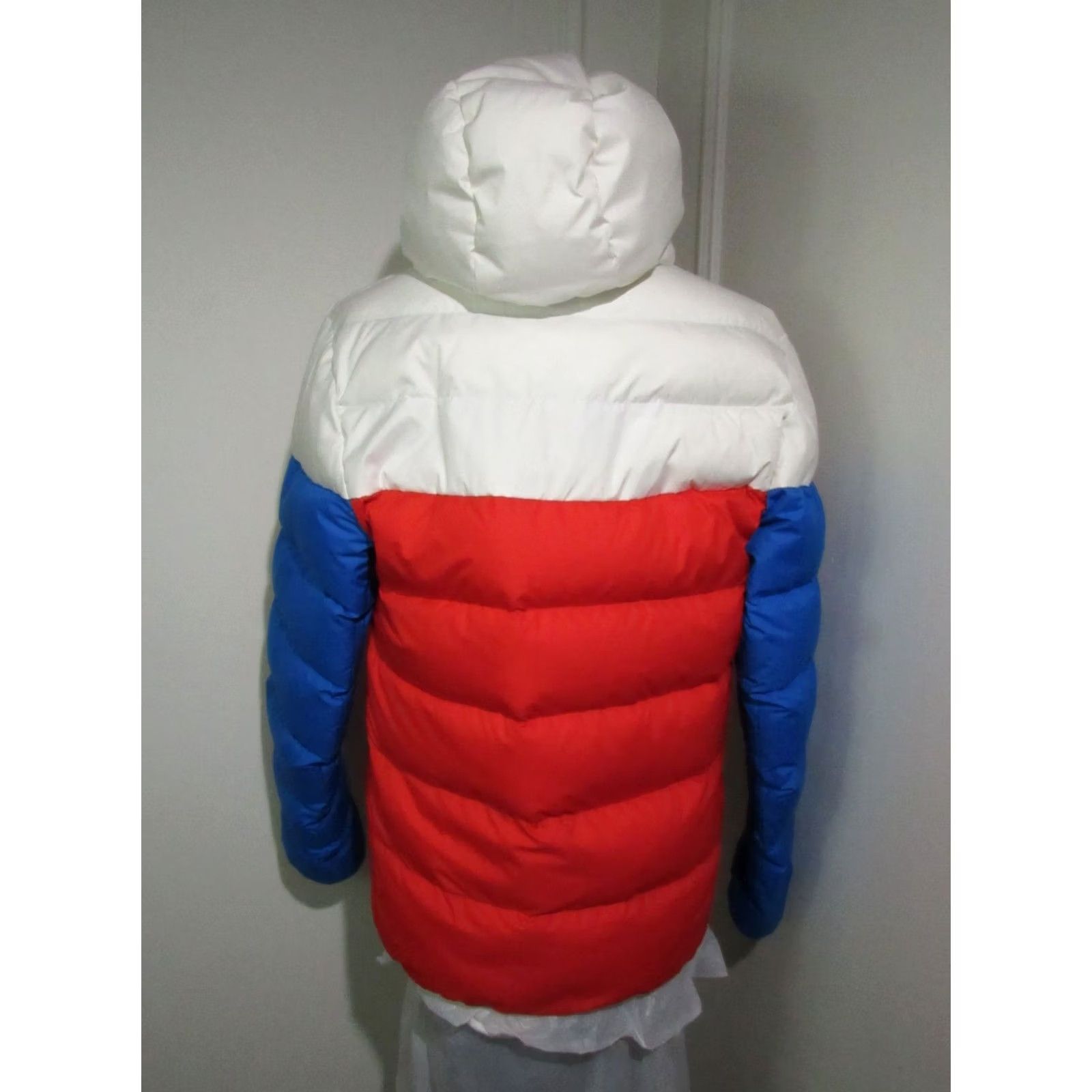 Nike Nike Duck Down Filled Red White Blue Hooded Puffer Jacket Bubble Coat Men Medium Size US M / EU 48-50 / 2 - 3 Thumbnail