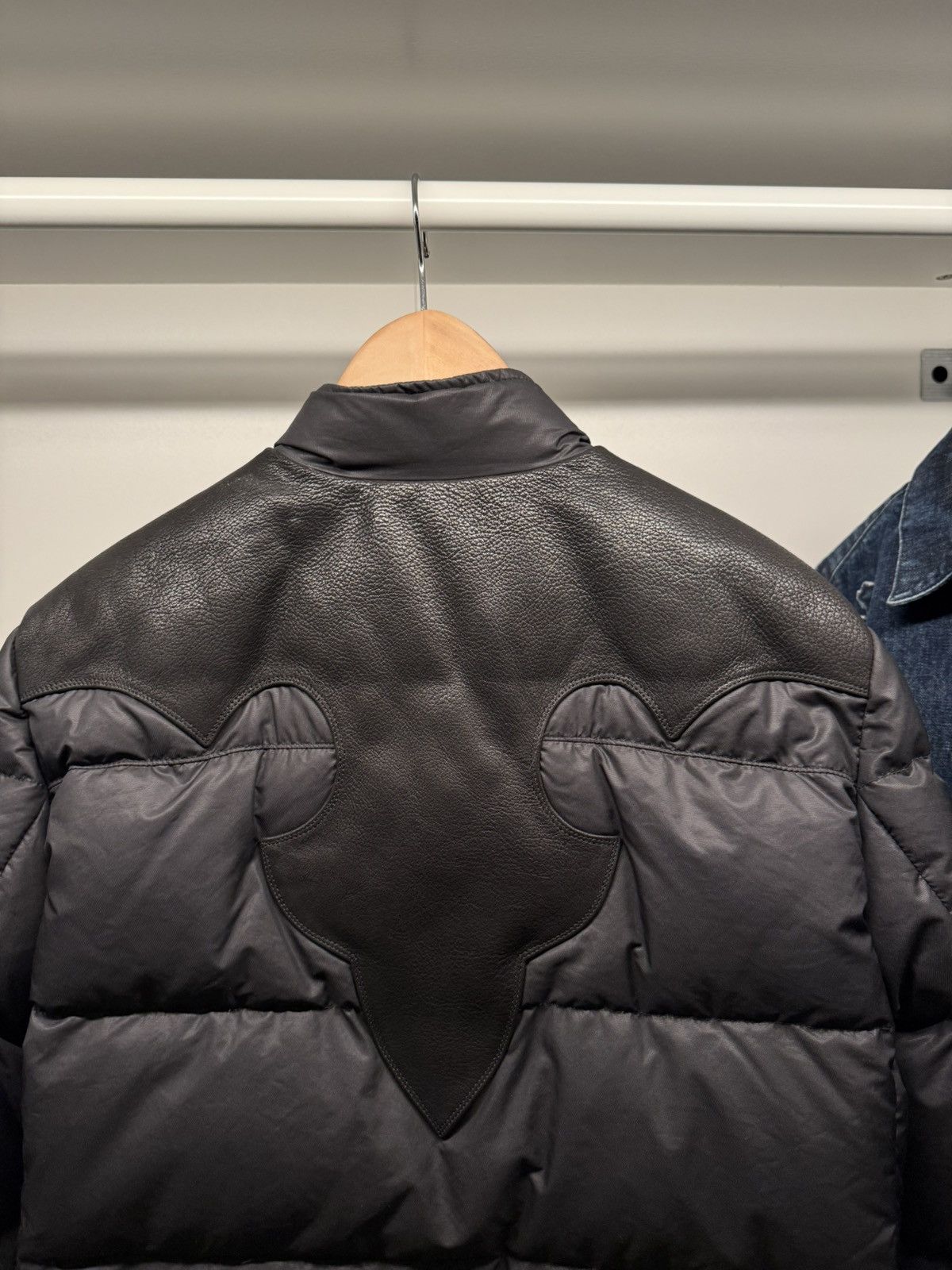 Chrome Hearts Chrome Hearts Leather Fleur goose down jacket Size US L / EU 52-54 / 3 - 7 Thumbnail