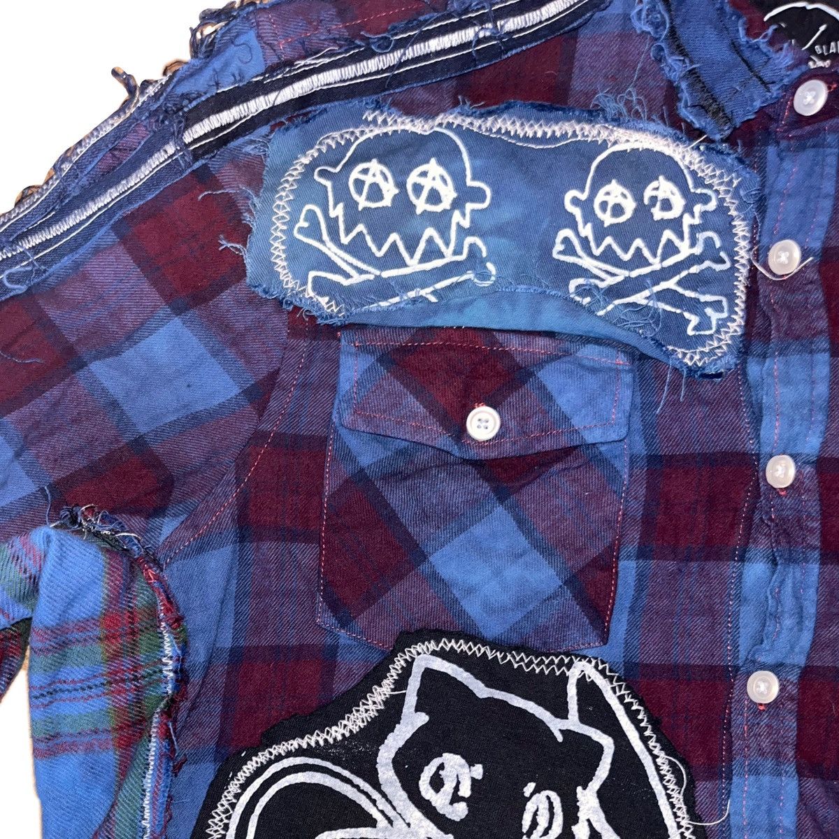 Other Basedbich custom flannel with patches size large men’s Size US L / EU 52-54 / 3 - 4 Thumbnail
