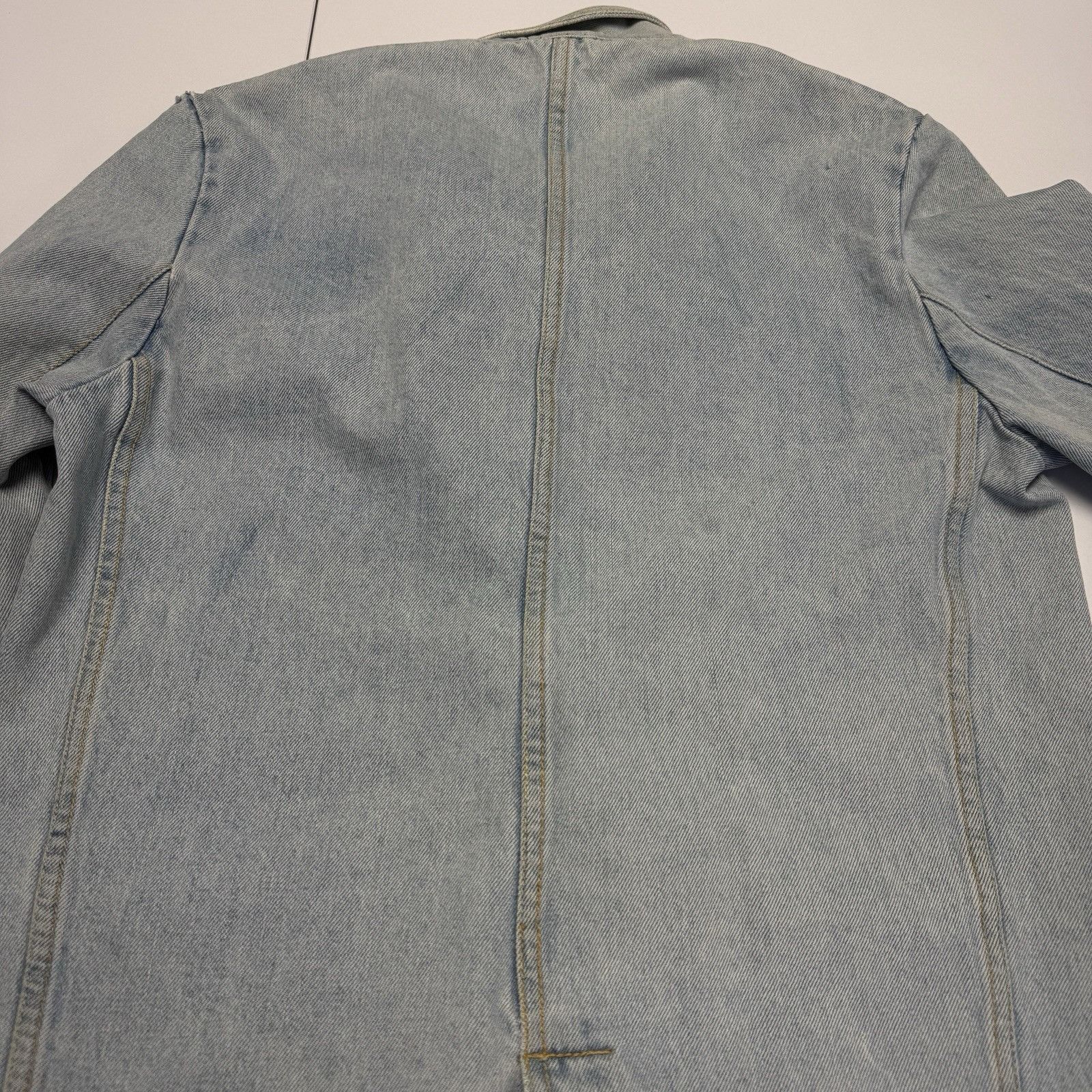 Vintage Vintage 90s Denim Blazer Coat Mens Small One Button Western Size US S / EU 44-46 / 1 - 10 Thumbnail