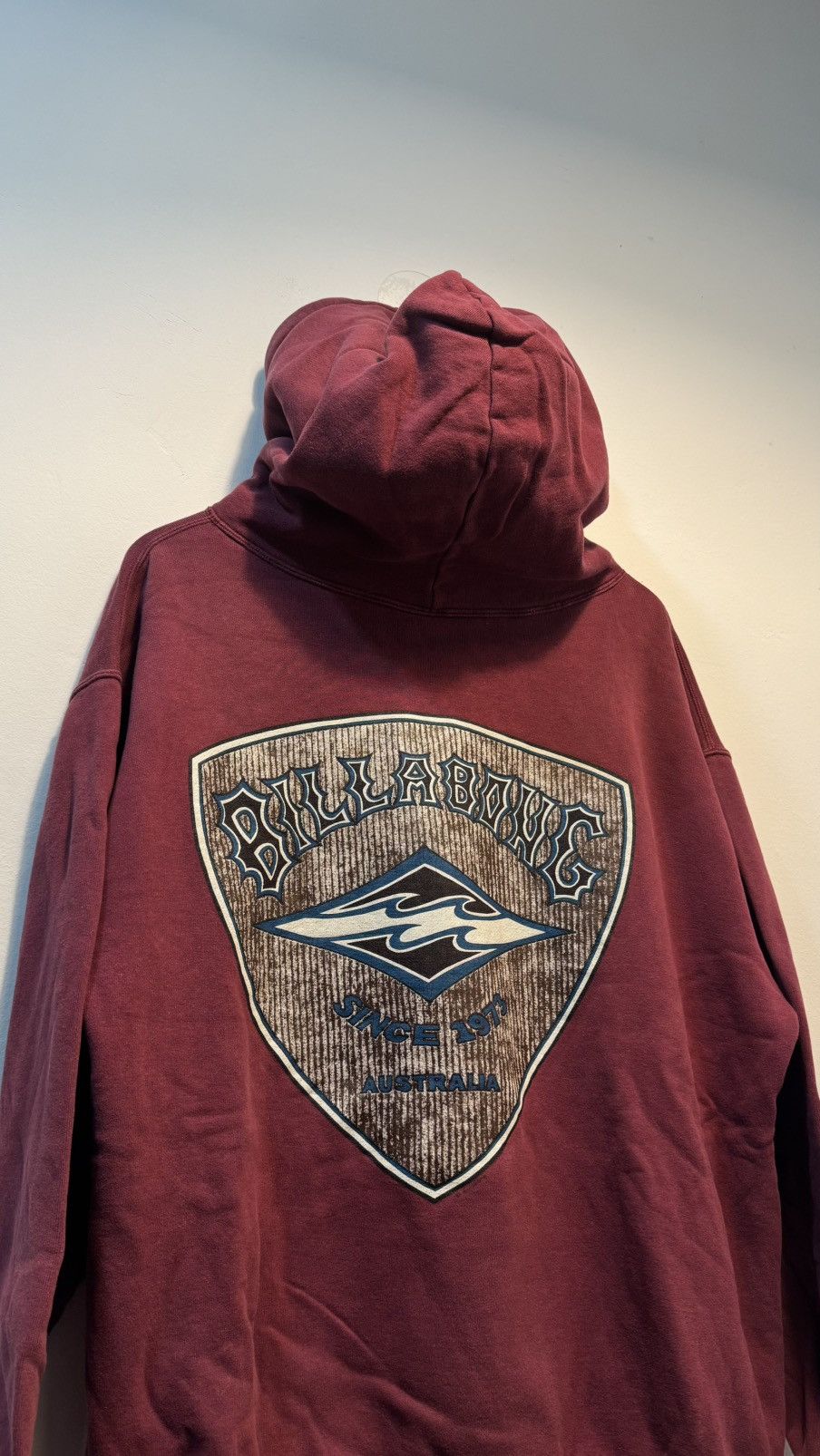 Billabong Vintage Billabong Maroon Hoodies Size US L / EU 52-54 / 3 - 8 Thumbnail
