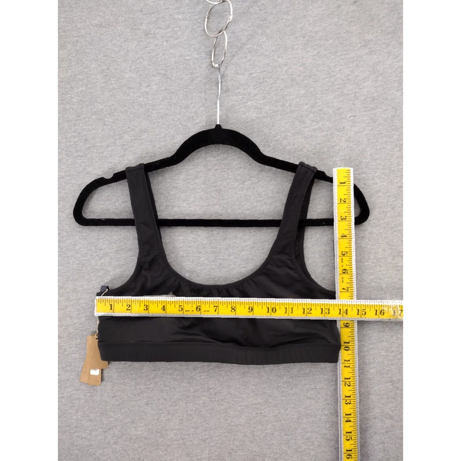 SKIMS Skims Tank Top Bikini Nylon Blend Stretch Onyx L Womens Adult Large Sw-TNK-0743 Size L / US 10 / IT 46 - 4 Thumbnail