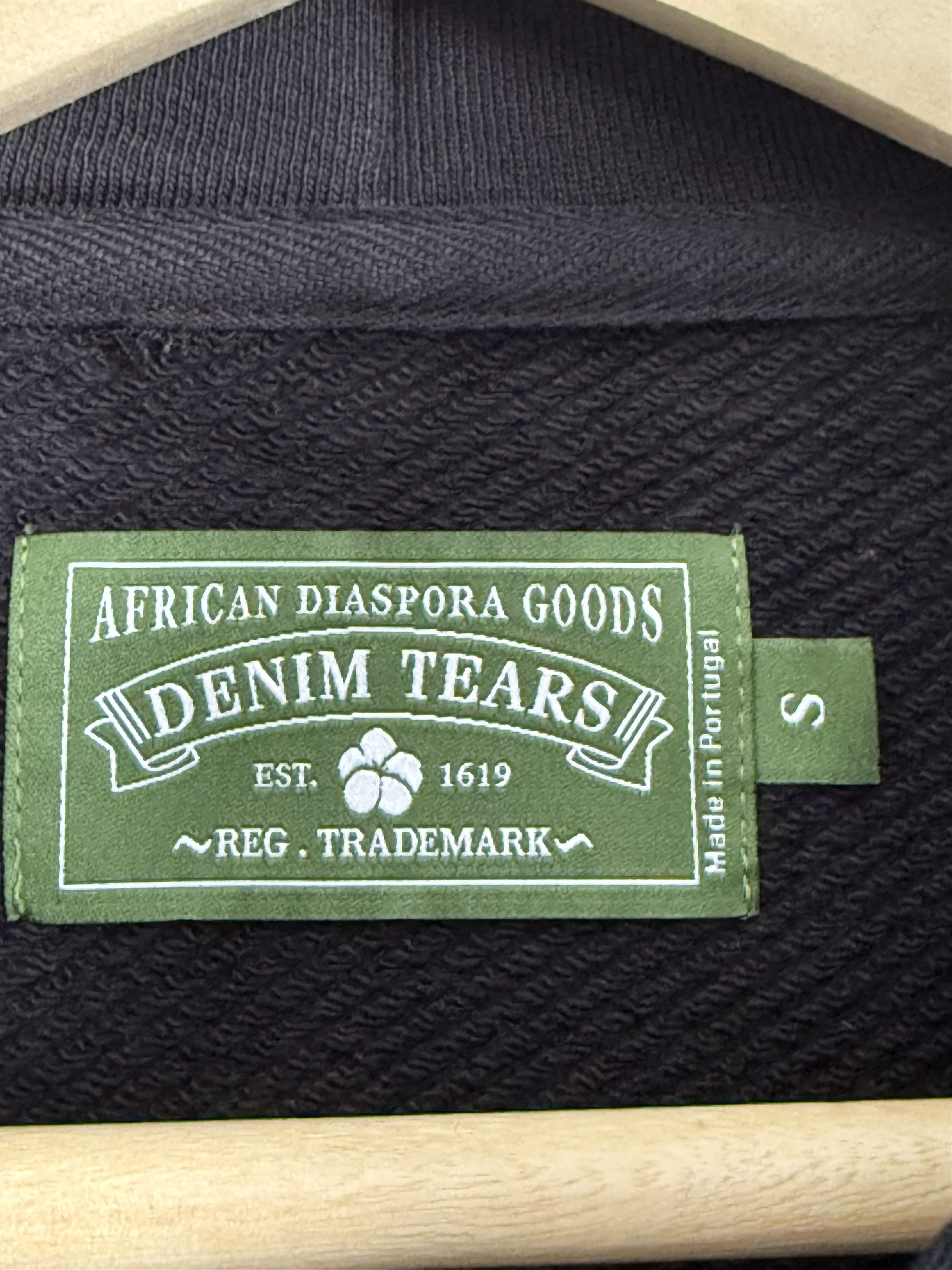 DENIM TEARS Denim Tears Monochrome Black Hoodie Size S Size US S / EU 44-46 / 1 - 5 Thumbnail