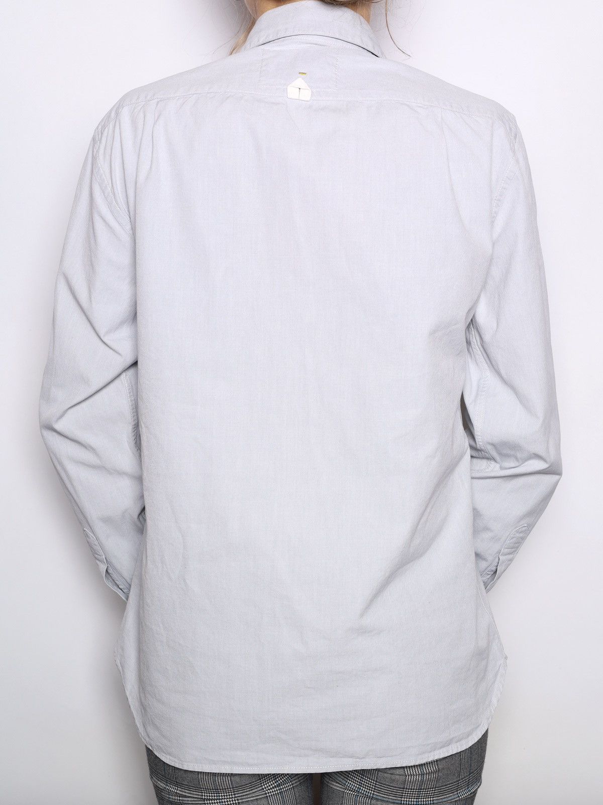 Margaret Howell MHL Margaret Howell Cotton Shirt Gray Grey Size S / US 4 / IT 40 - 4 Thumbnail