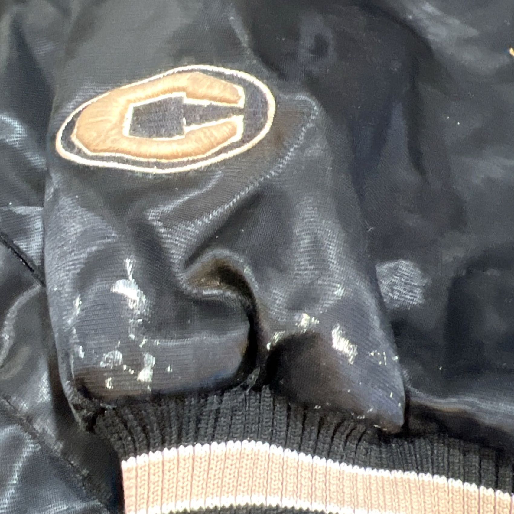 Vintage VINTAGE Colosseum CSU Long Beach State Varsity Jacket Medium Black Script Size US M / EU 48-50 / 2 - 4 Thumbnail